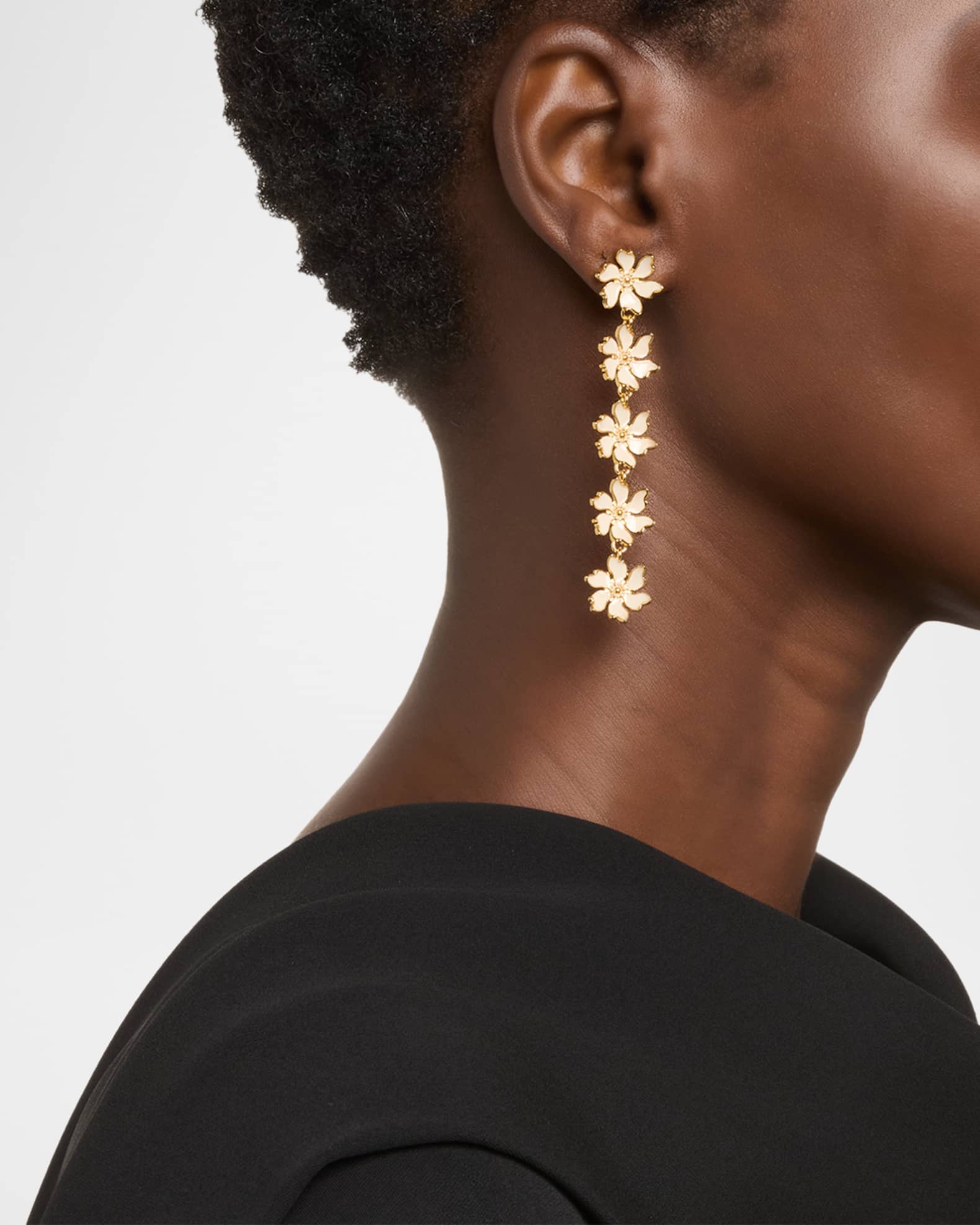 Cherry Blossom 5-Drop Earrings 1
