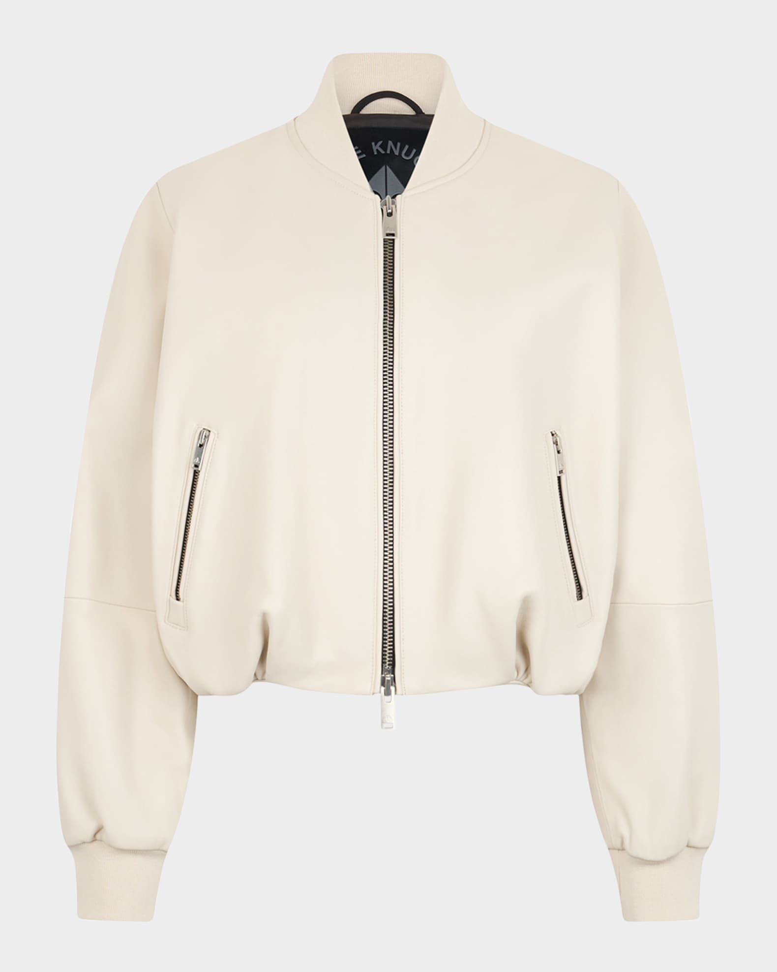 Cardin Leather Bomber Jacket 0