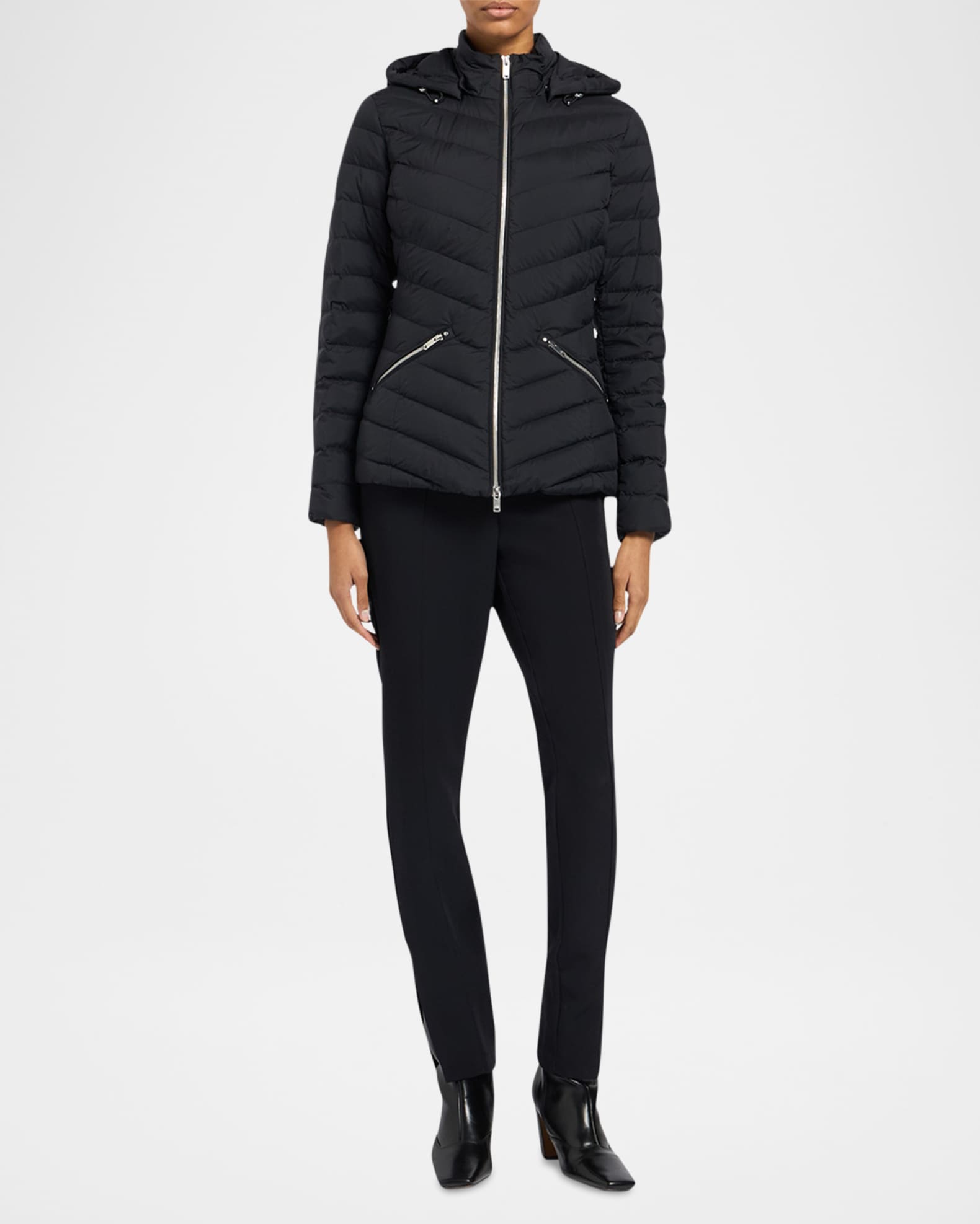 Lucille Air Down Hooded Puffer Jacket 1