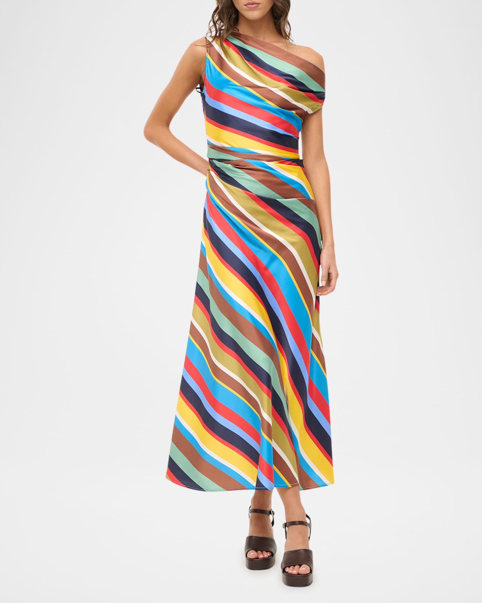 Phara Silk Midi Dress 1