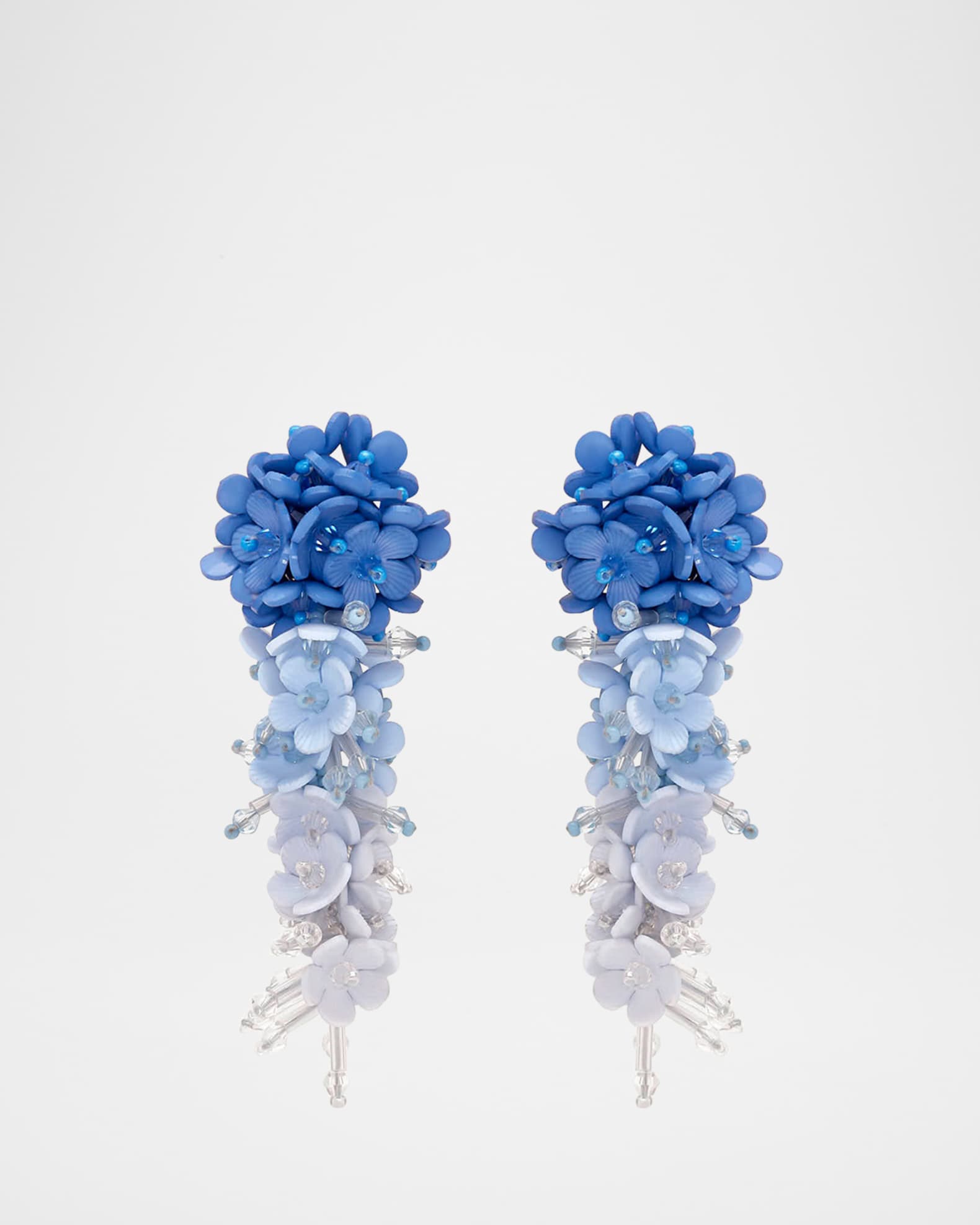 Plexy Flowers Bouquet Earrings 0