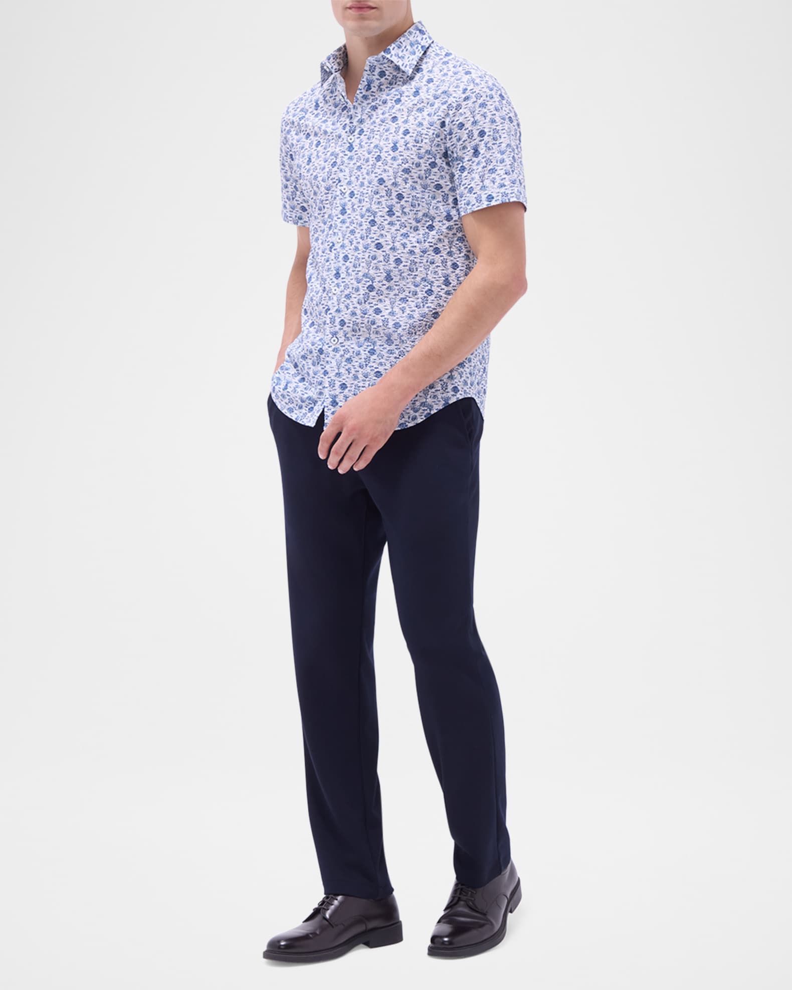 Men's Orson Short-Sleeve Woven Sport Shirt