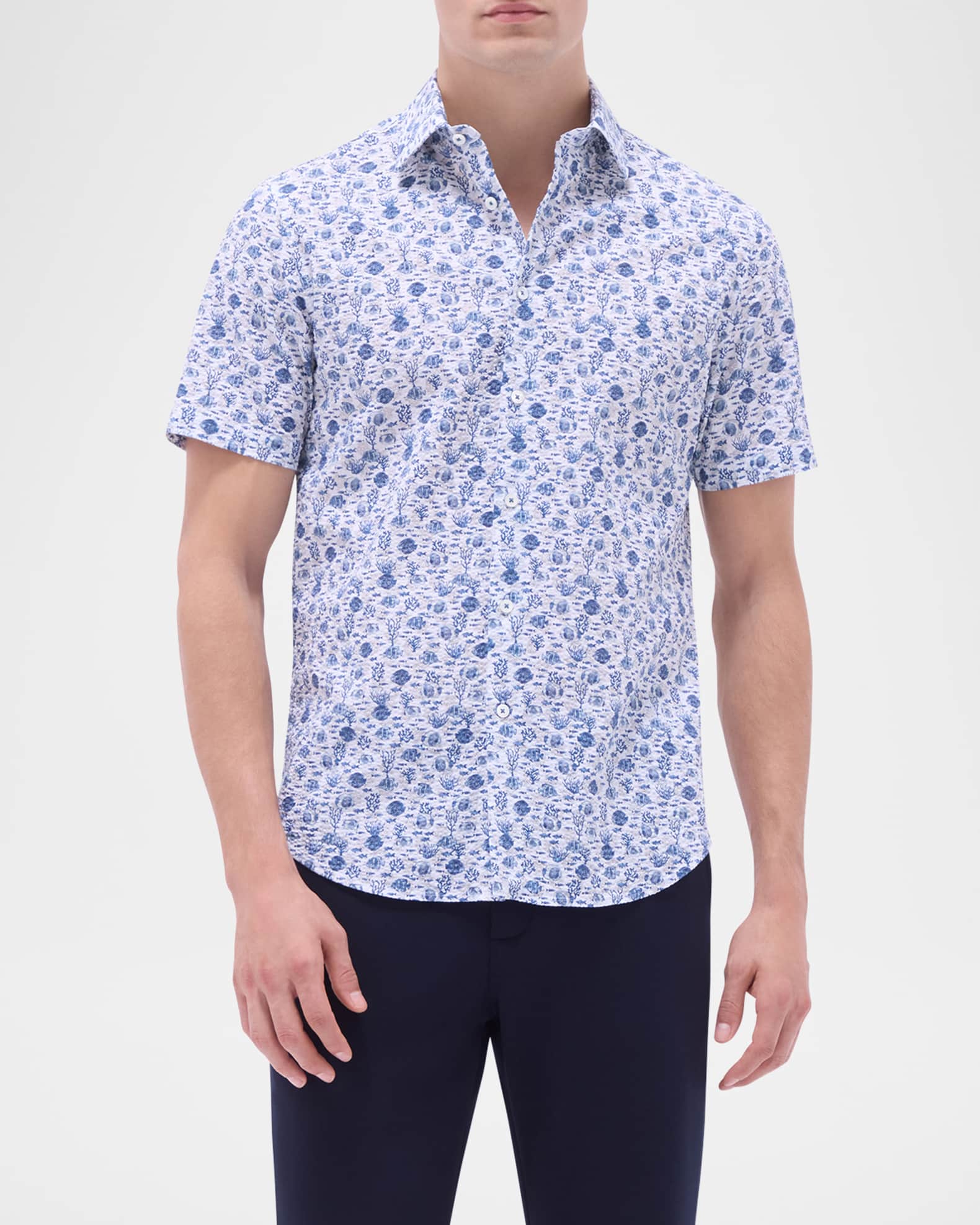 Men's Orson Short-Sleeve Woven Sport Shirt
