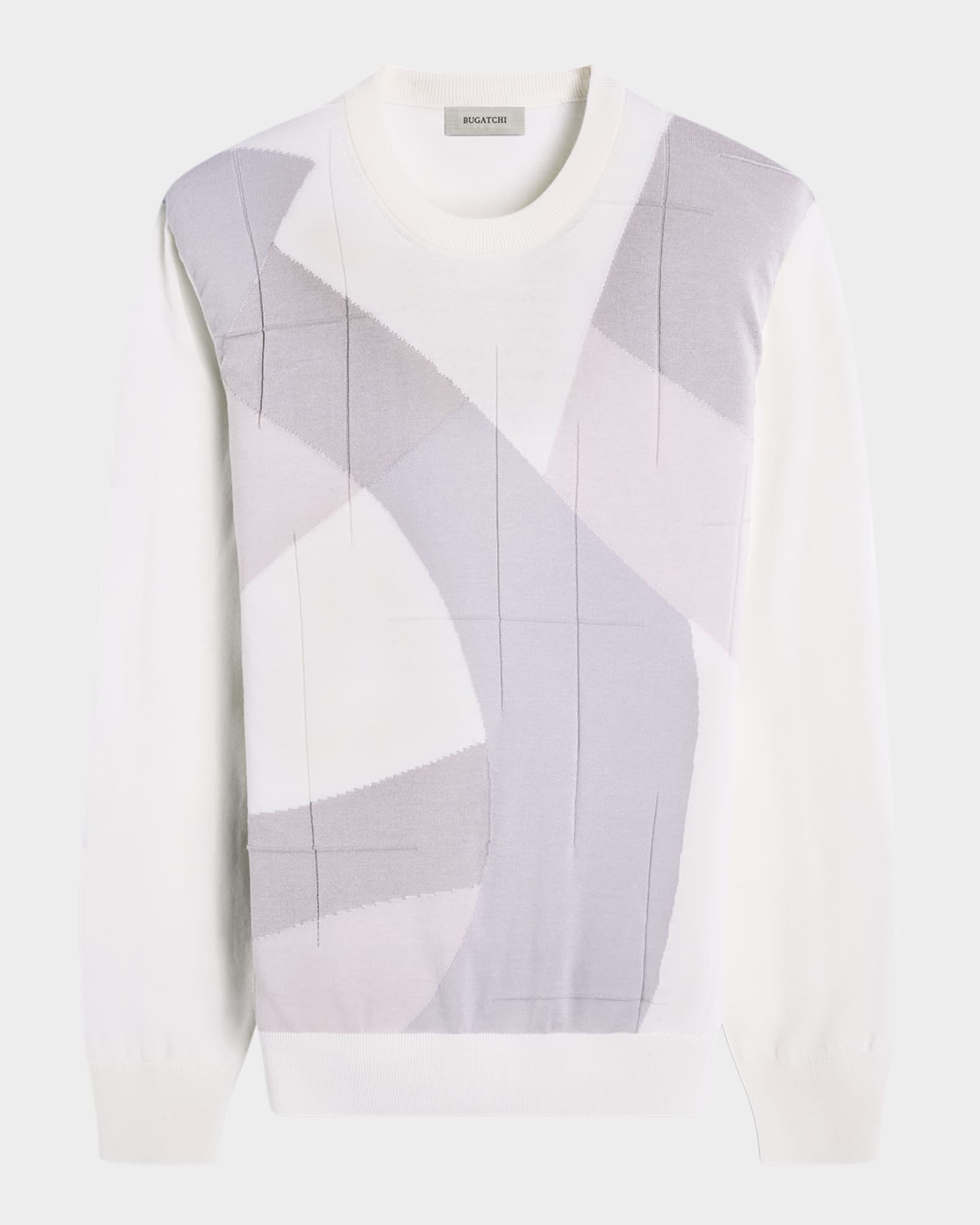 Men's Abstract Crewneck Sweater 0