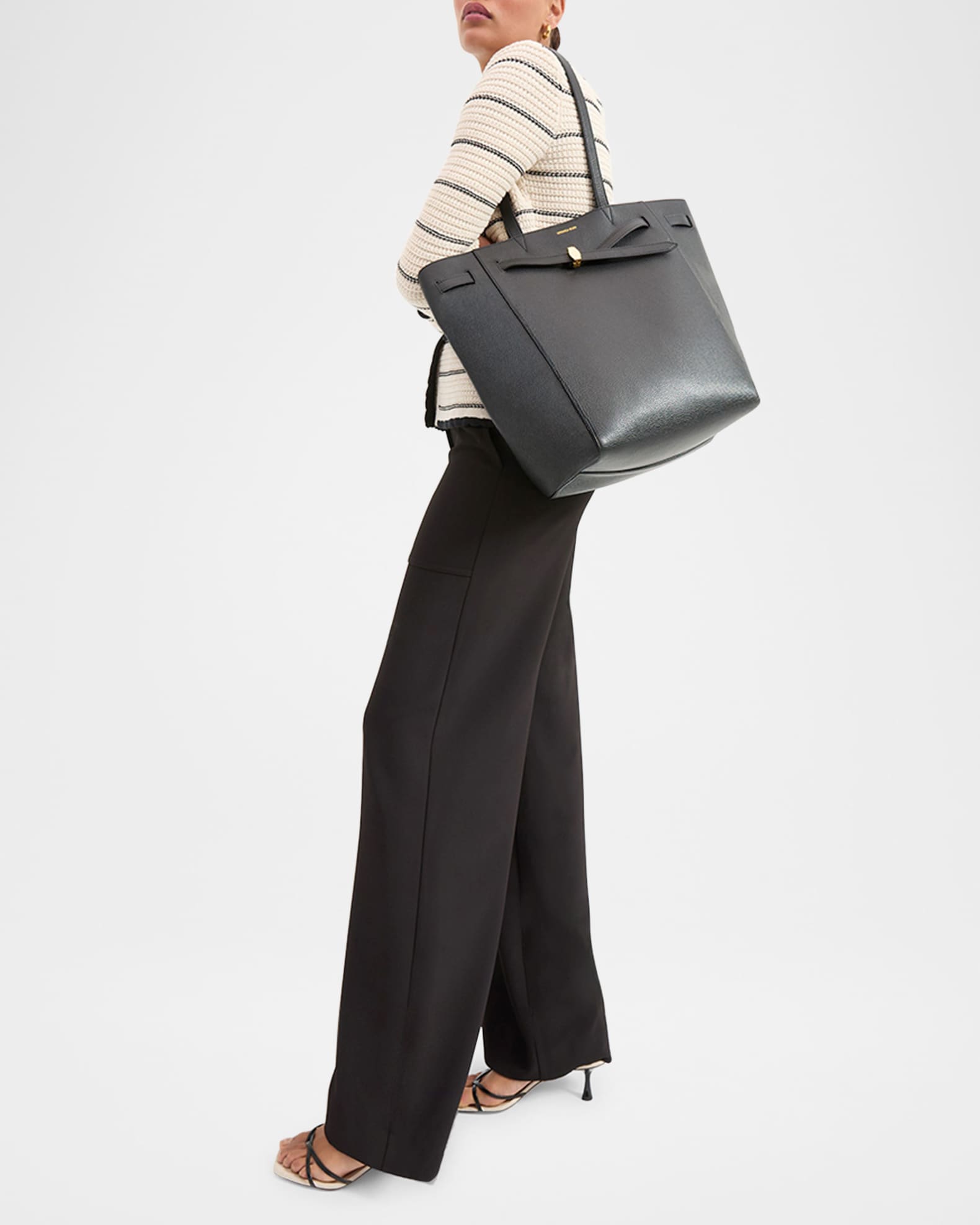 Veronica Beard Dash Belt in Black