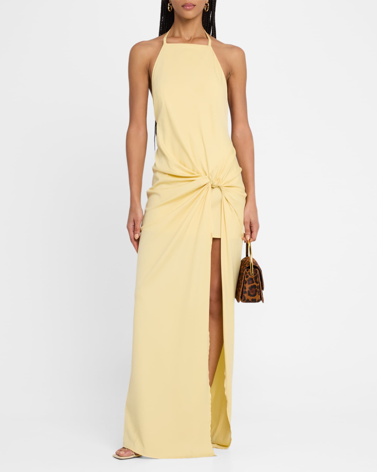 Harmonie Knotted Halter Dress 1