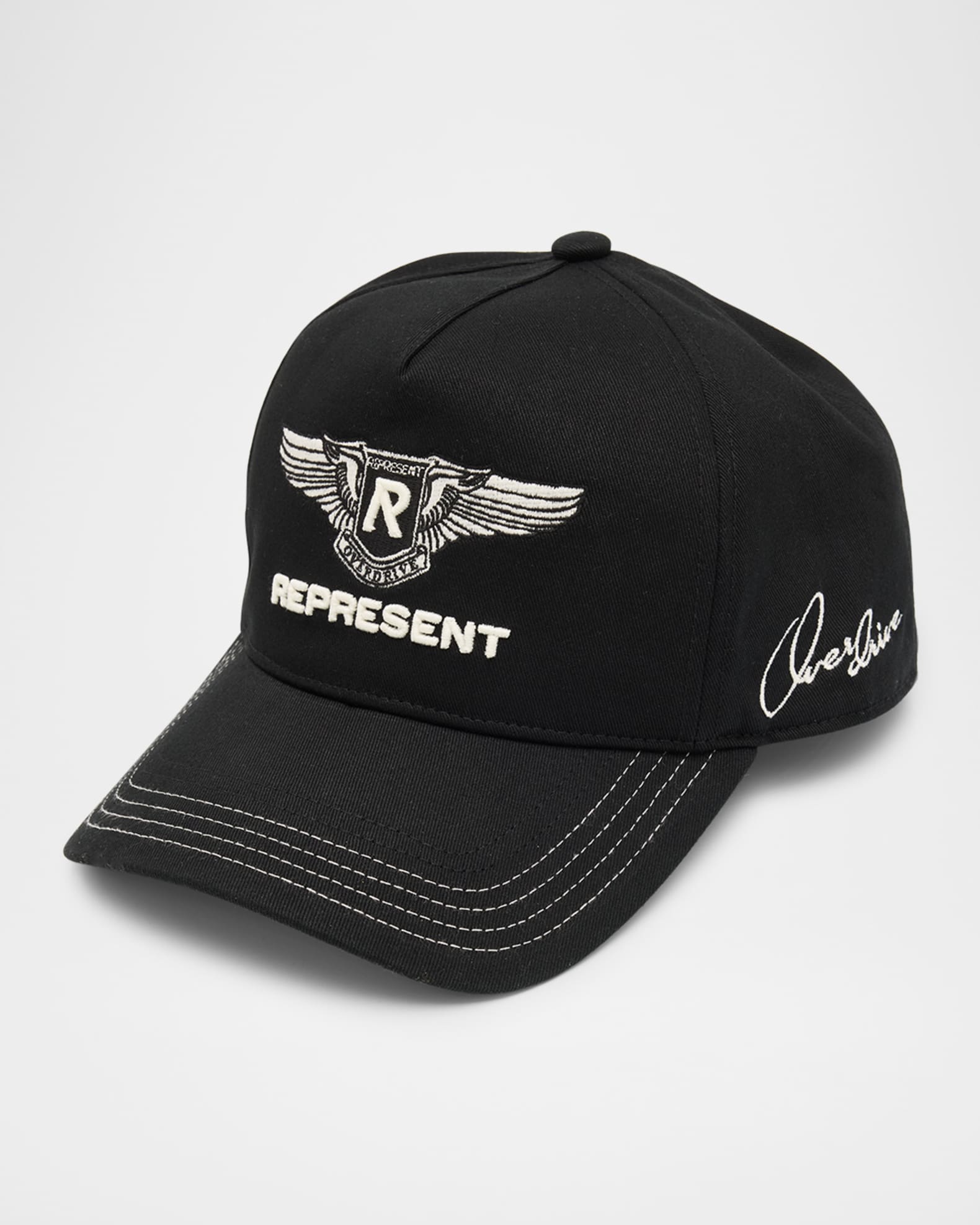 Men's Overdrive Badge Five-Panel Baseball Cap 0