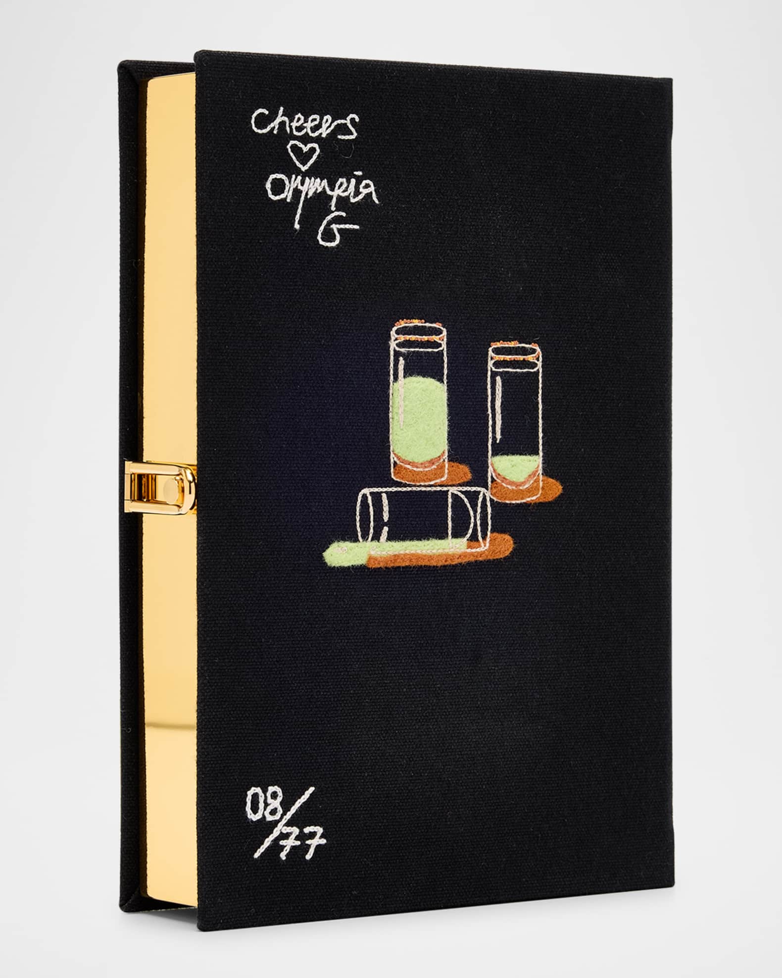 Olympia Le-Tan Tequila Shots Book Clutch Bag | Neiman Marcus
