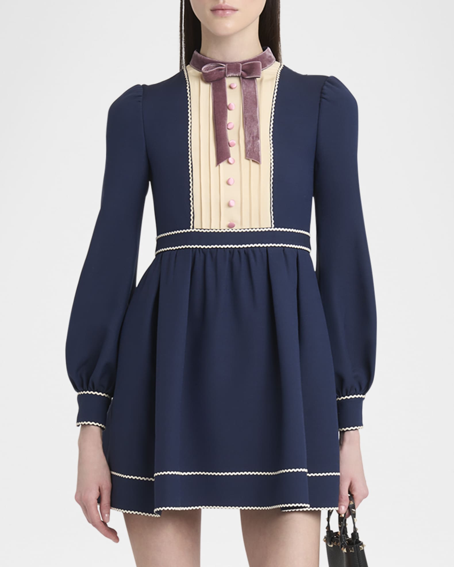 VALENTINO GARAVANI ヴァレンティノ ドレス　サイズ38 VALENTINO（ヴァレンティノ） ケープドレス（グレー/サイズ38