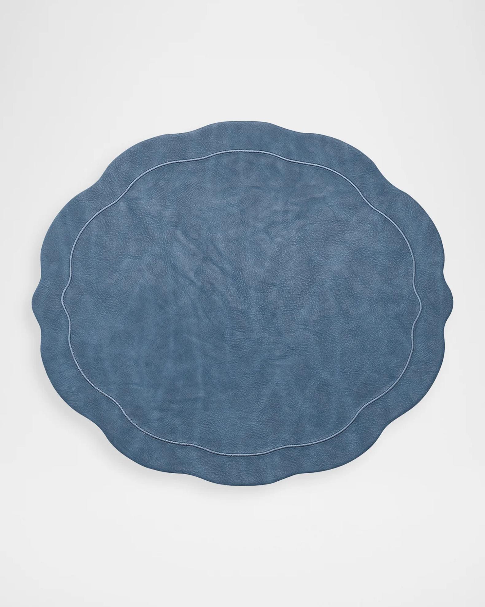 Kim Seybert Tailored Faux Leather Placemat | Neiman Marcus