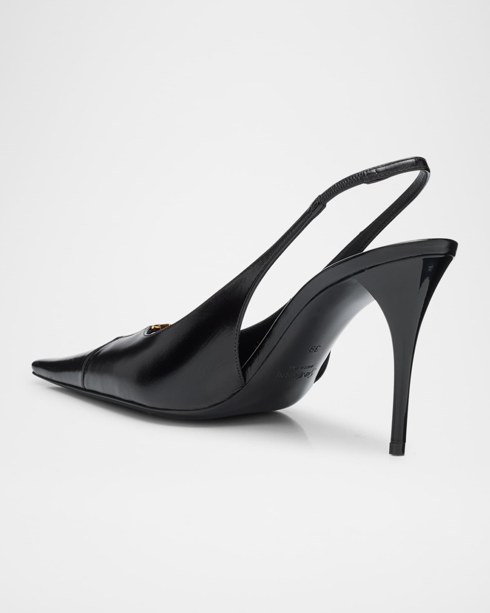 Babylone Leather YSL Slingback Pumps 1