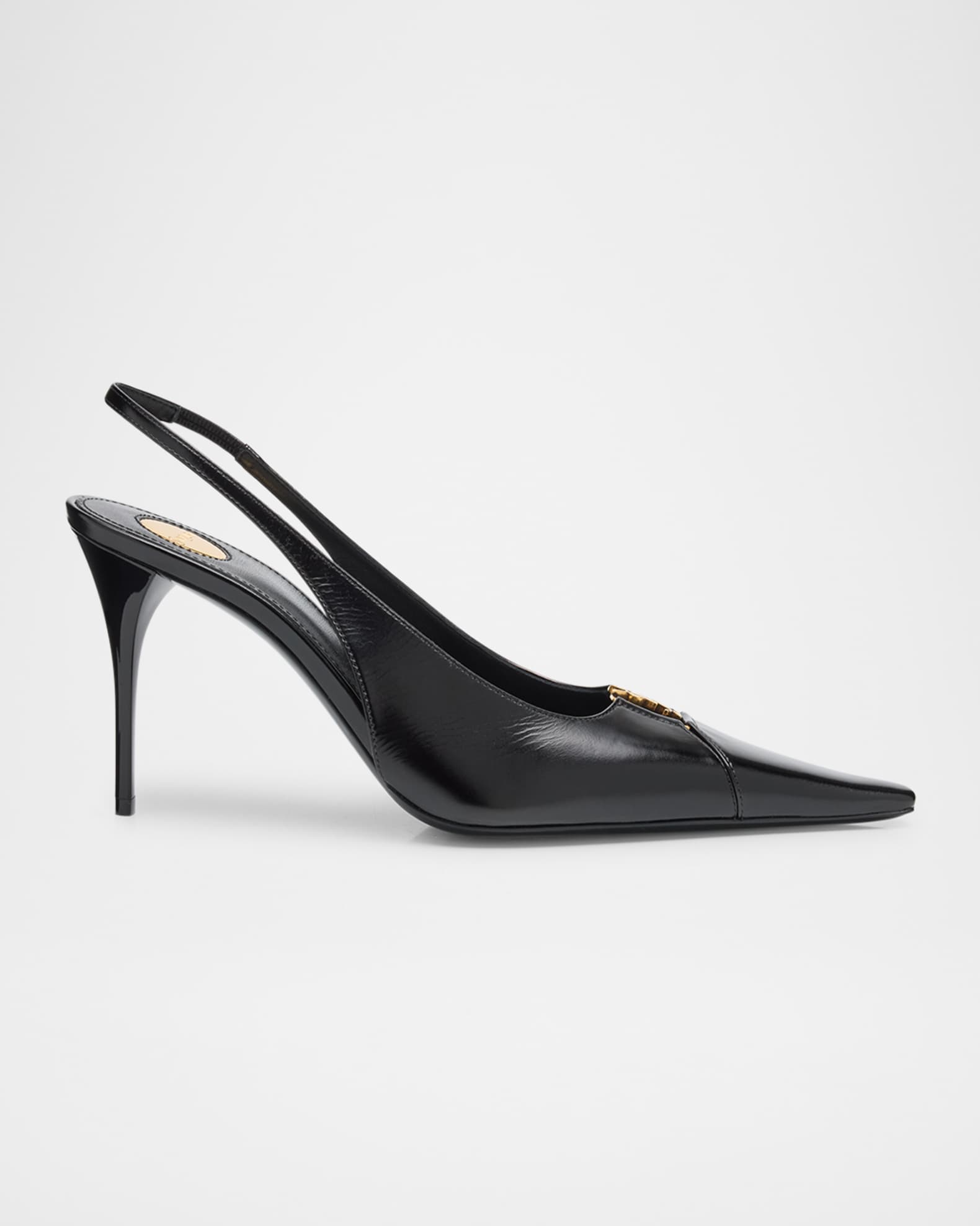 Babylone Leather YSL Slingback Pumps 0