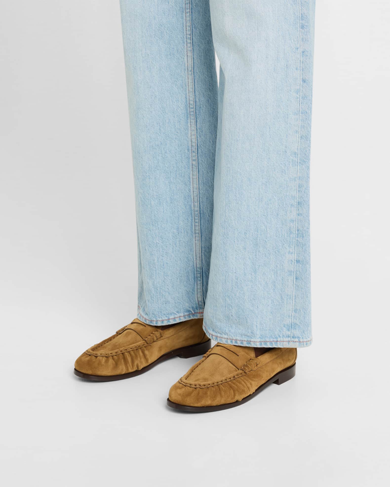 Le Suede YSL Penny Loafers 1