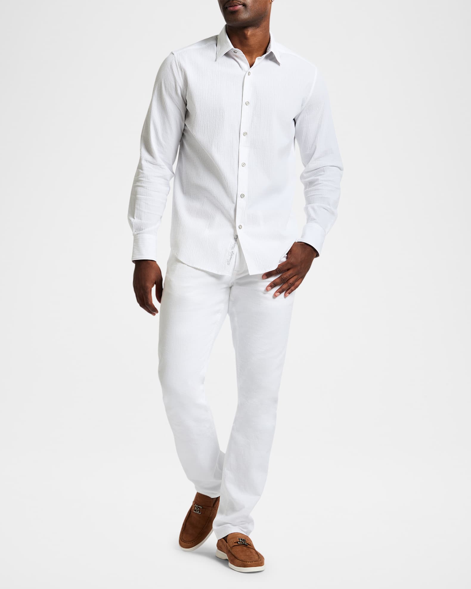 Men's Thresher Seersucker Sport Shirt 1