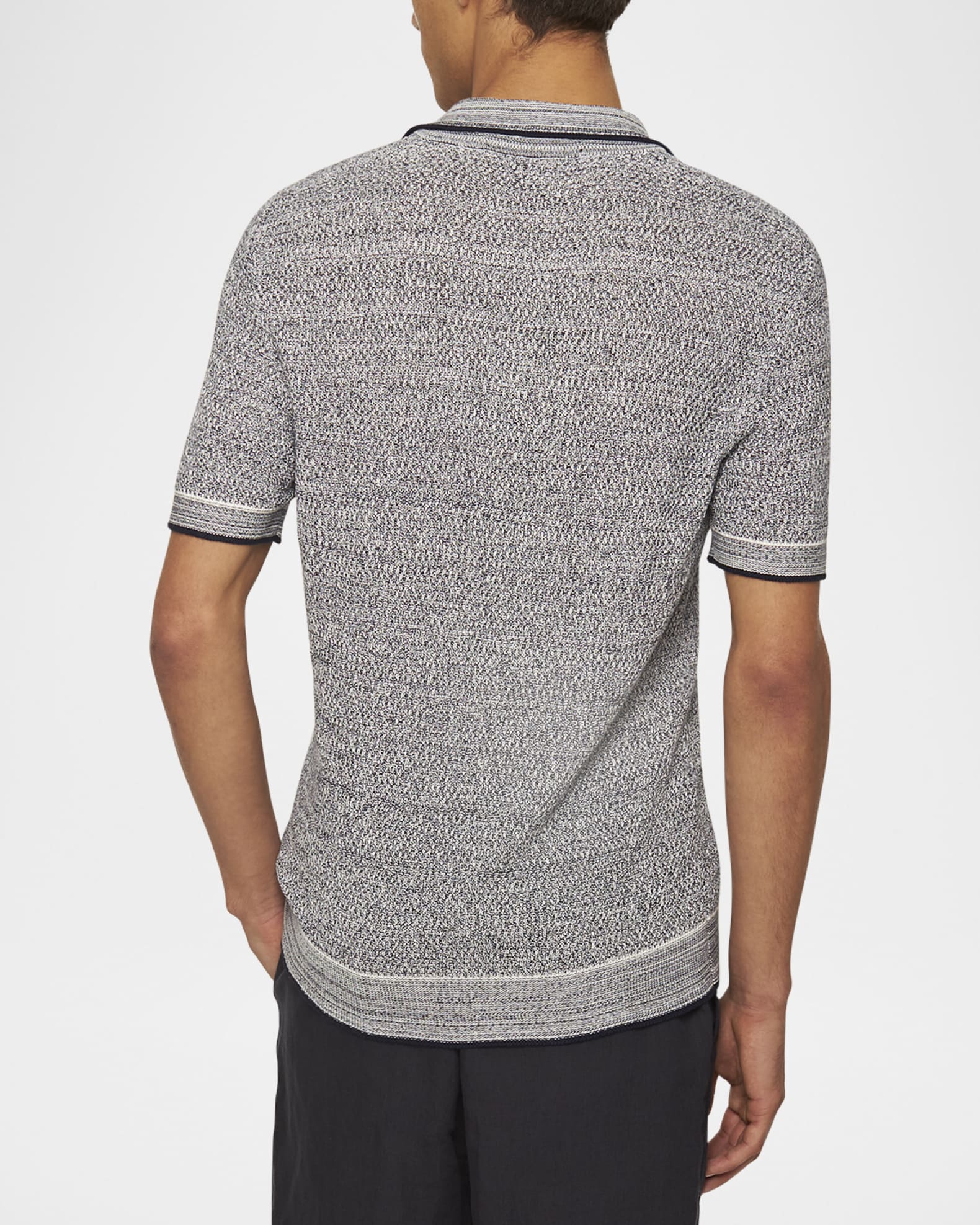  Men's Knit Polo Shirt 1