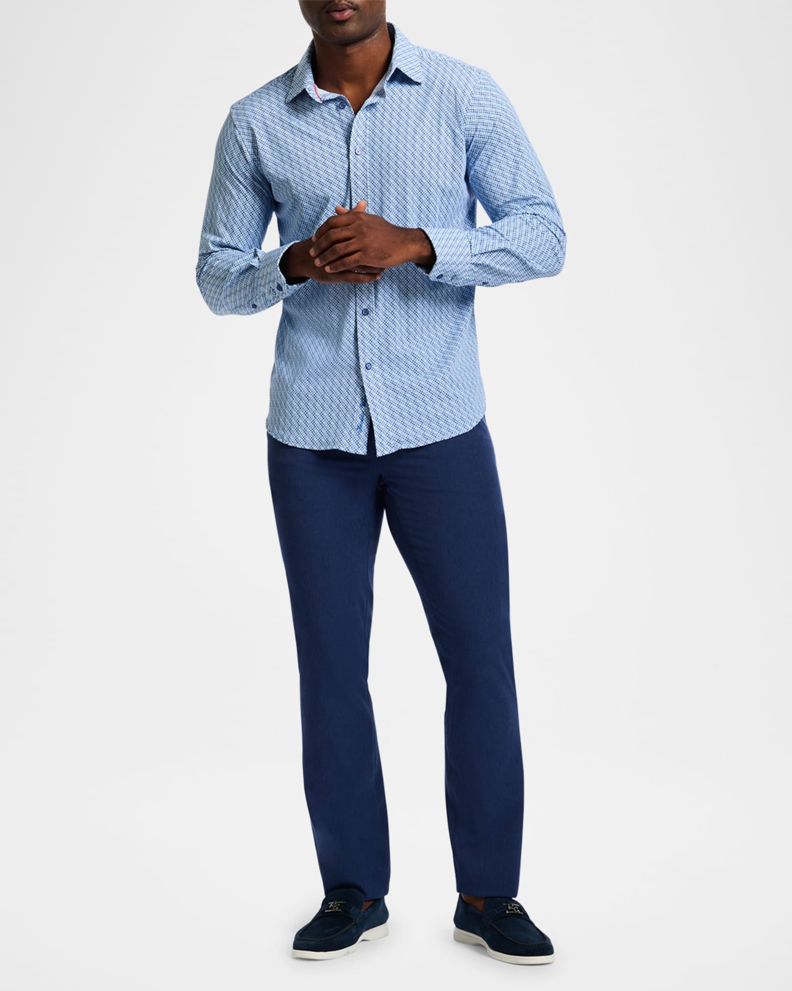 Men's Wilshire Printed Sport Shirt 1