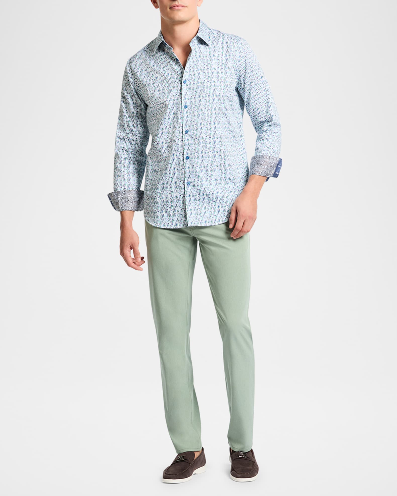 Men's Lenox Geometric Sport Shirt 1
