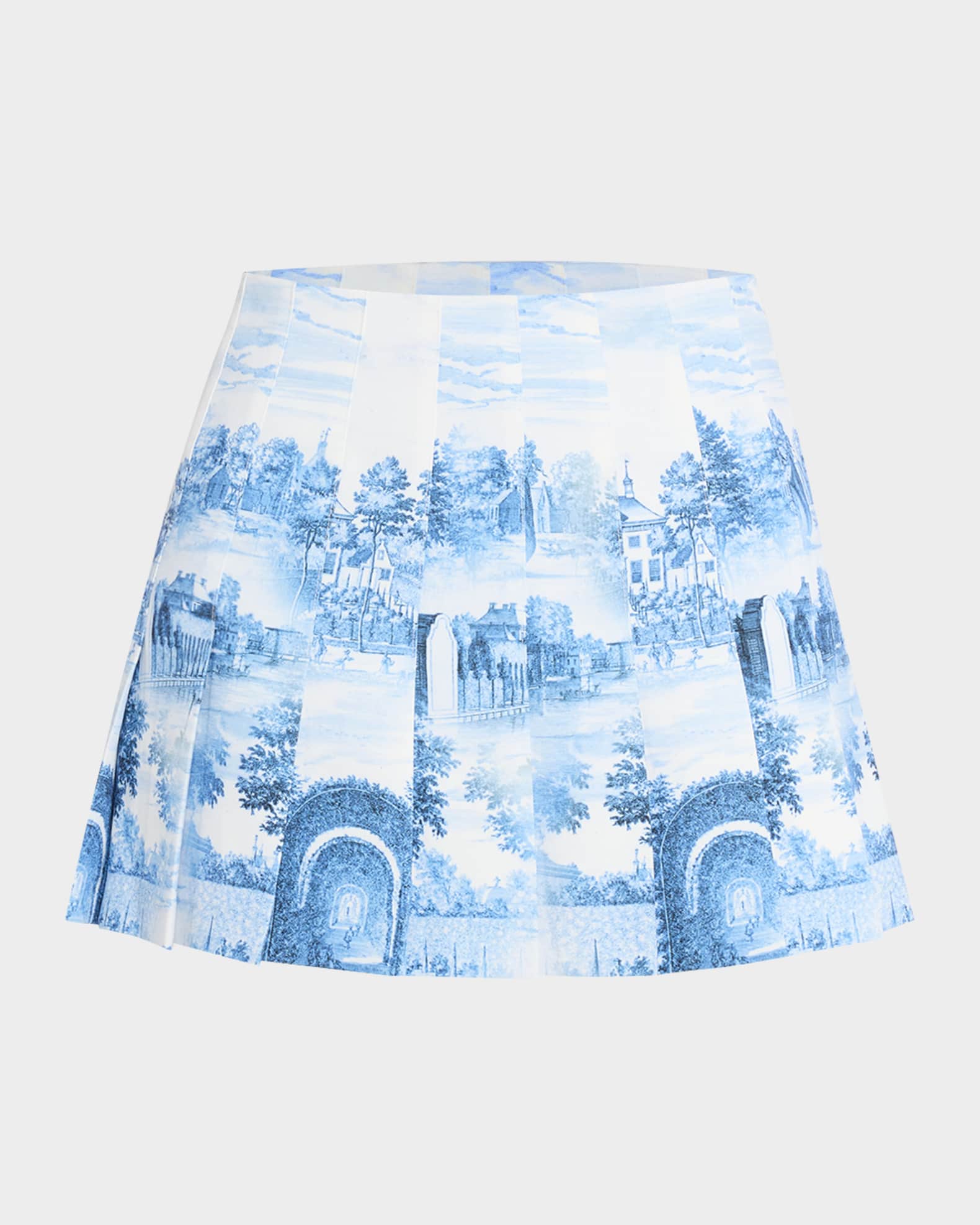 Carter Pleated Mini Skirt  0