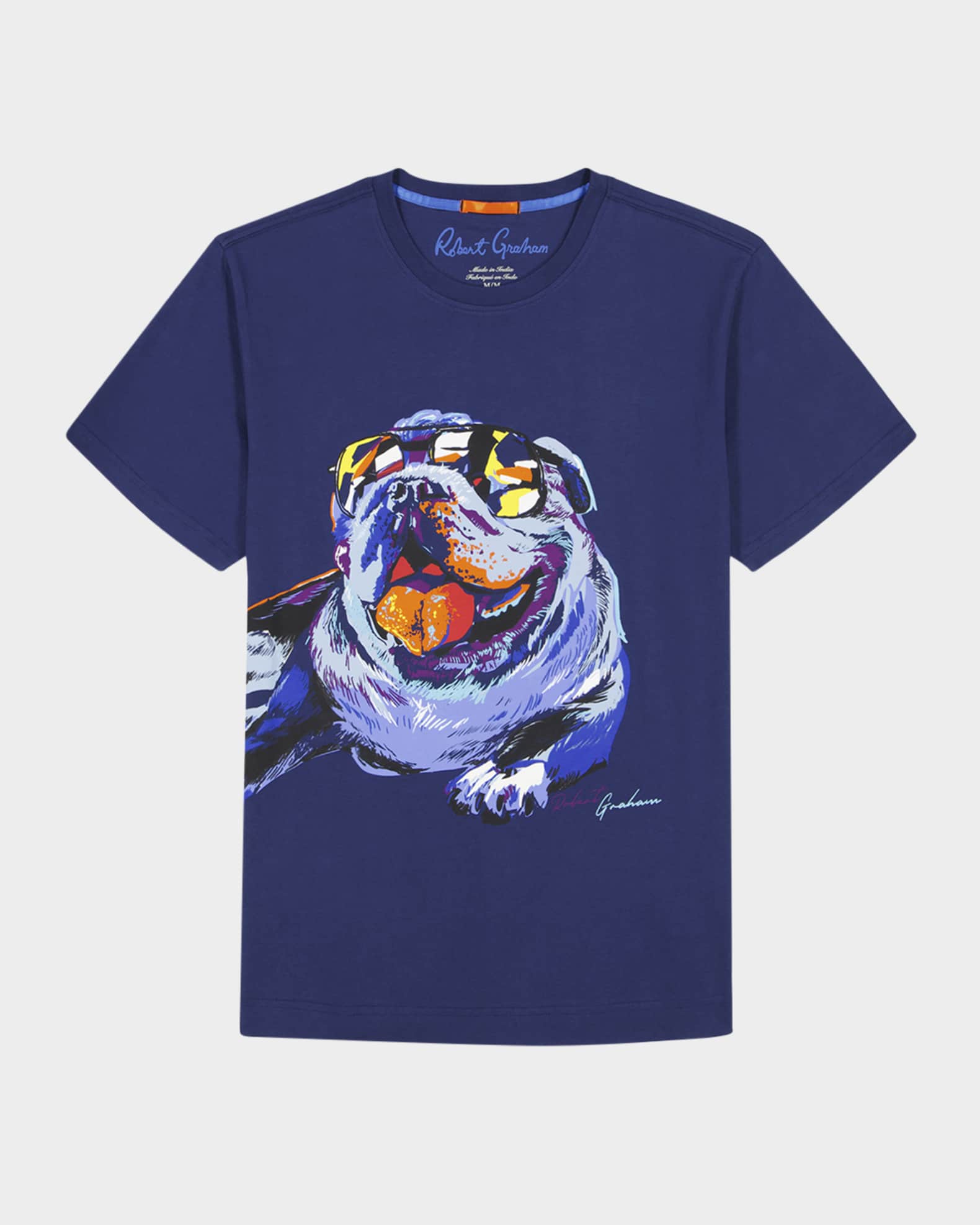 Men's Whiskey Bulldog Graphic T-Shirt 0