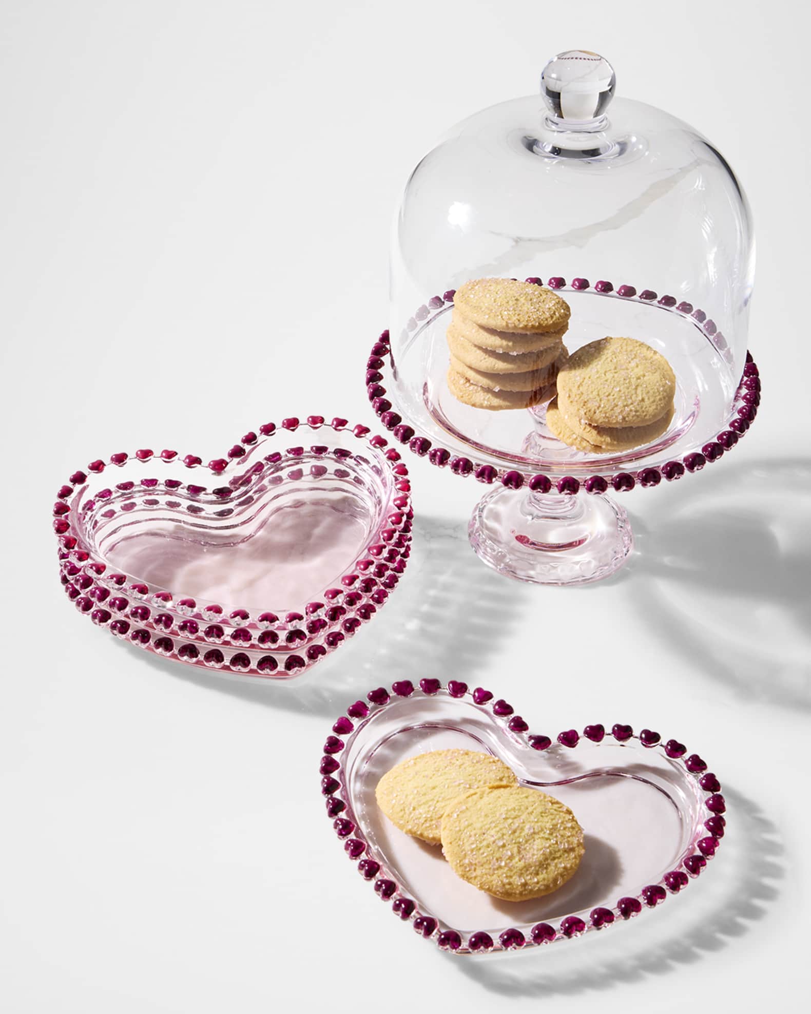 Footed Dessert Plate with Dome 1