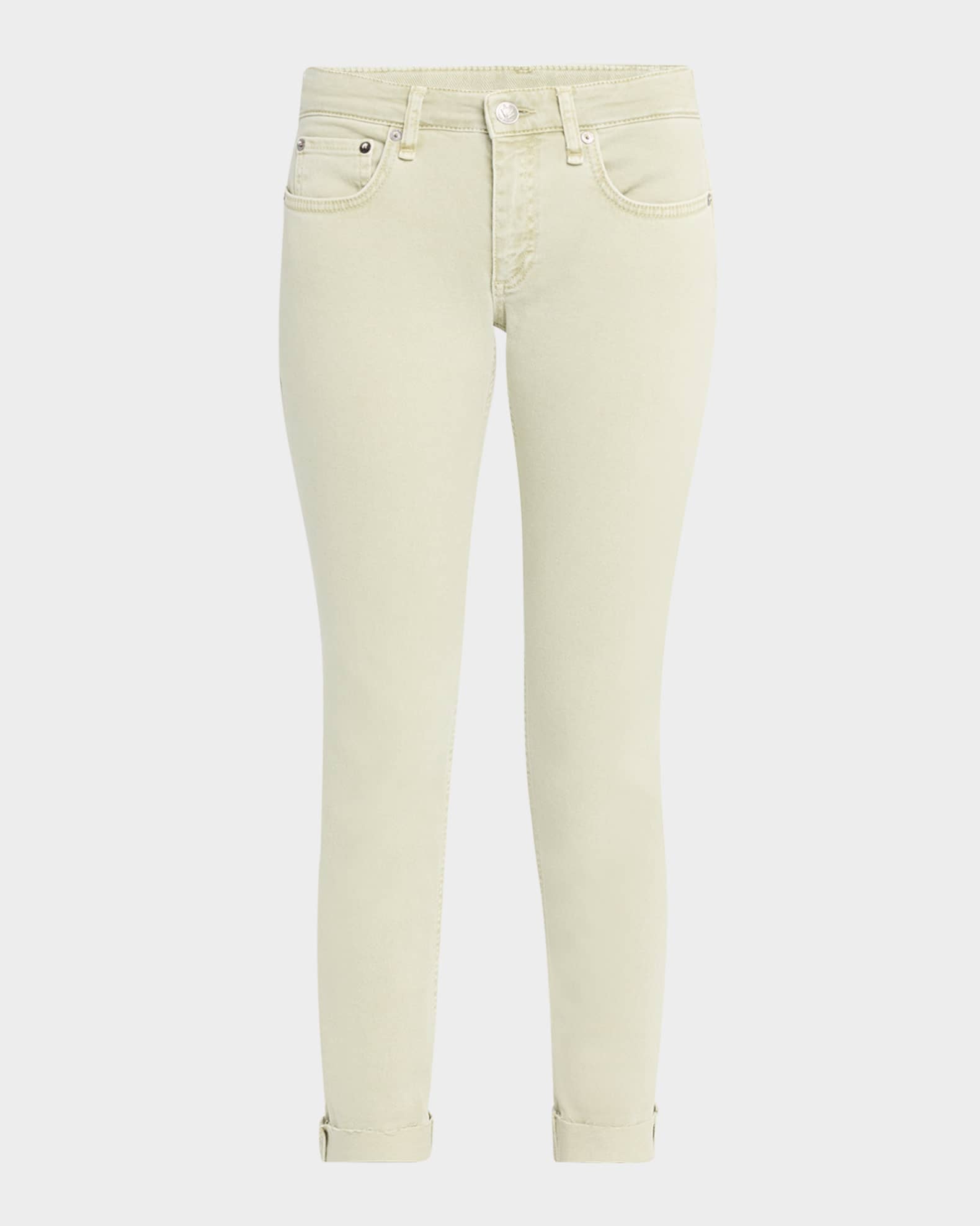 Dre Low-Rise Slim Boyfriend Jeans 0