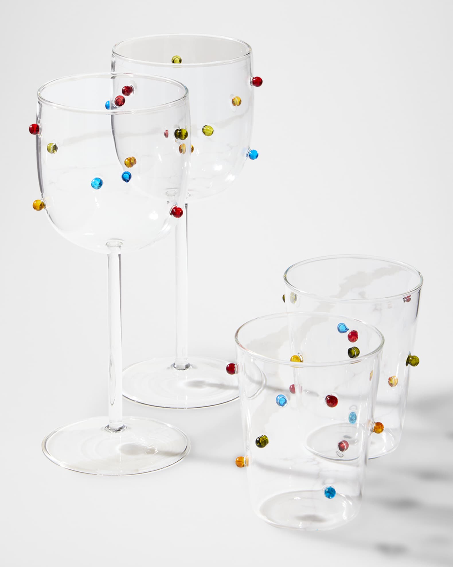Colorful Beaded Tumblers, 12 oz. - Set of 2 1