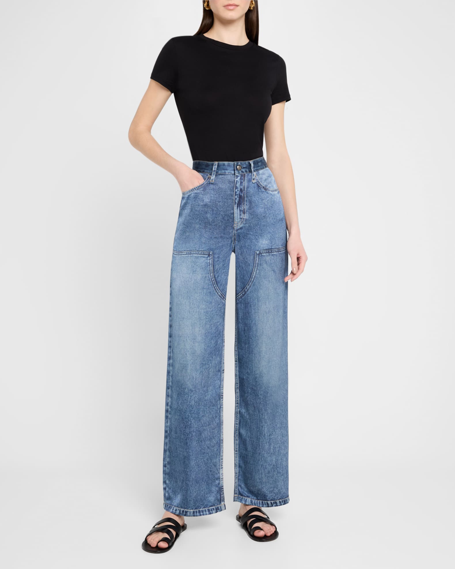 Miramar Satin Logan Carpenter Jeans 1