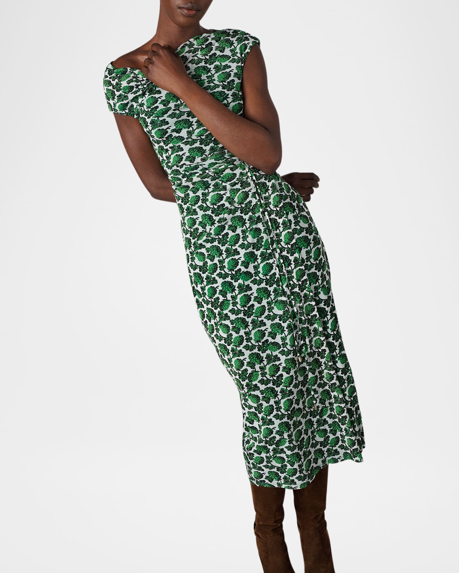 DIANE VON FURSTENBERG★素敵！Trudyミディワンピース Diane von Furstenberg Wittrock Fruit-Print Bodycon Midi