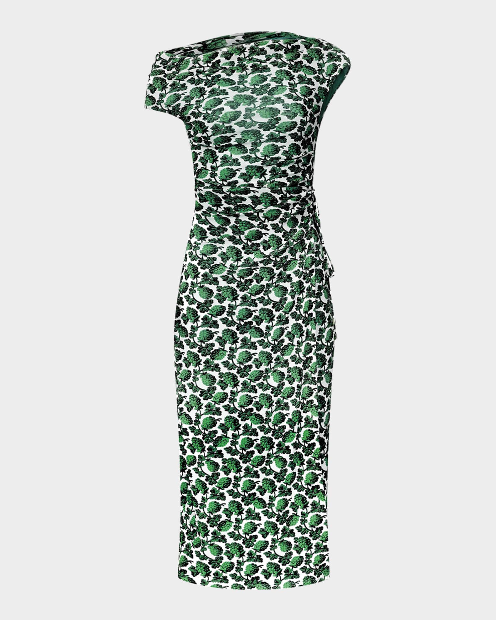 Wittrock Fruit-Print Bodycon Midi Dress 0