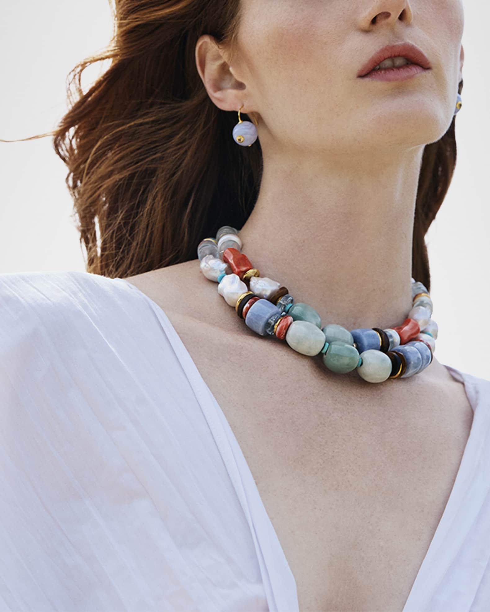 Lizzie Fortunato Comet Earrings - Sky main image 1