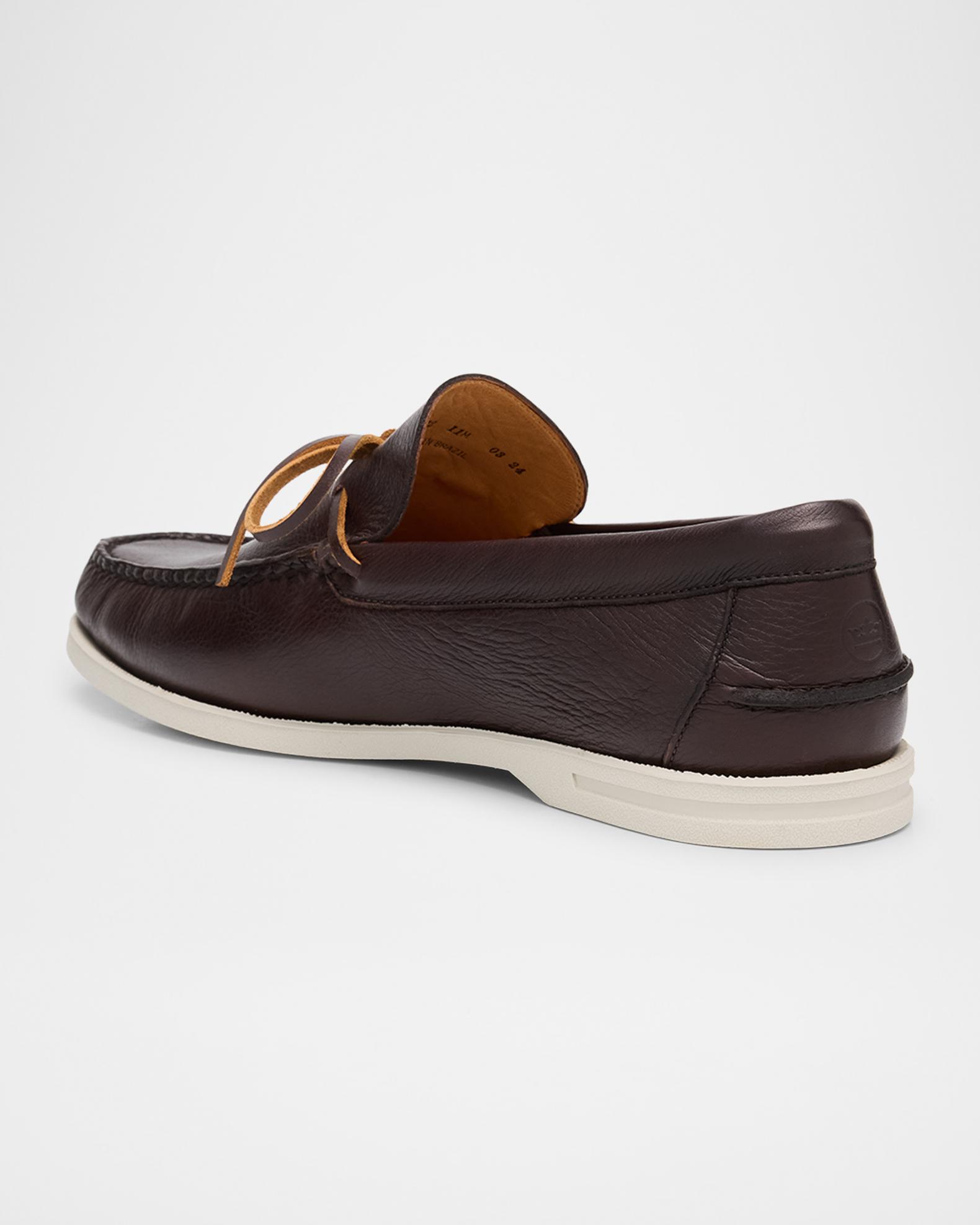 Peter Millar Men's Excursionist Leather Boat Shoes | Neiman Marcus