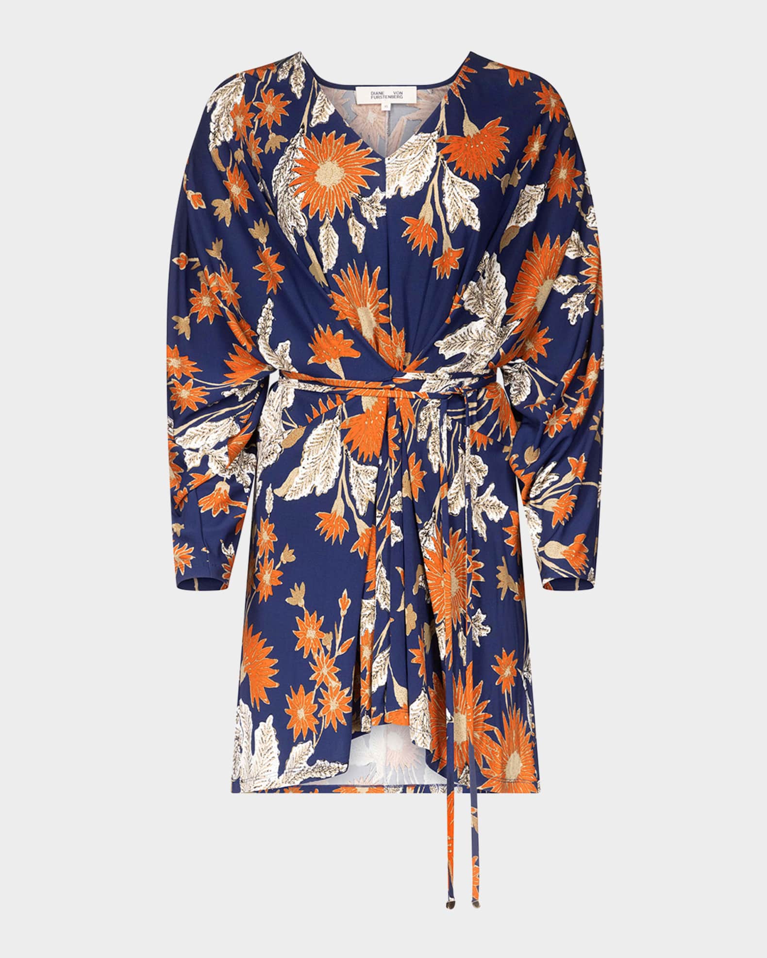 Julie Floral-Print Viscose Mini Dress 0