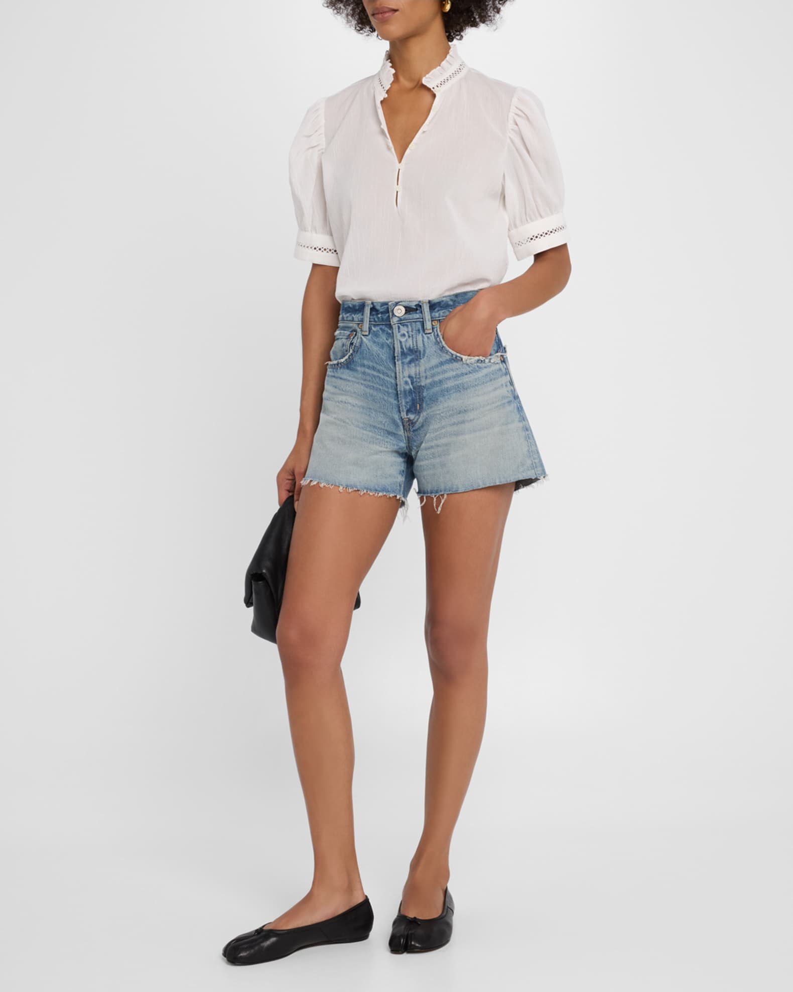 Bayville Cut-Off Denim Shorts 1