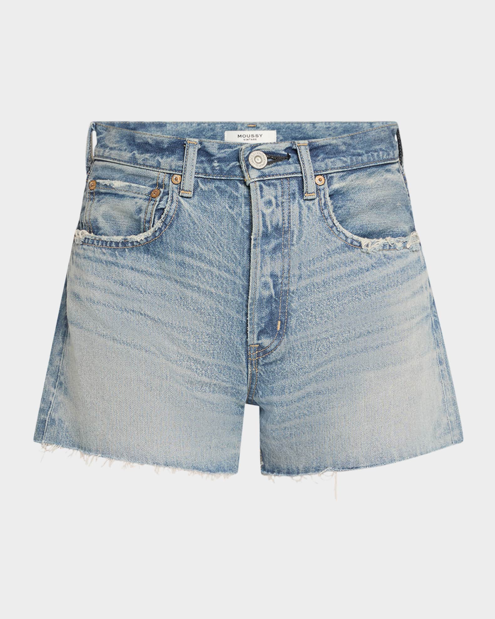 Bayville Cut-Off Denim Shorts 0