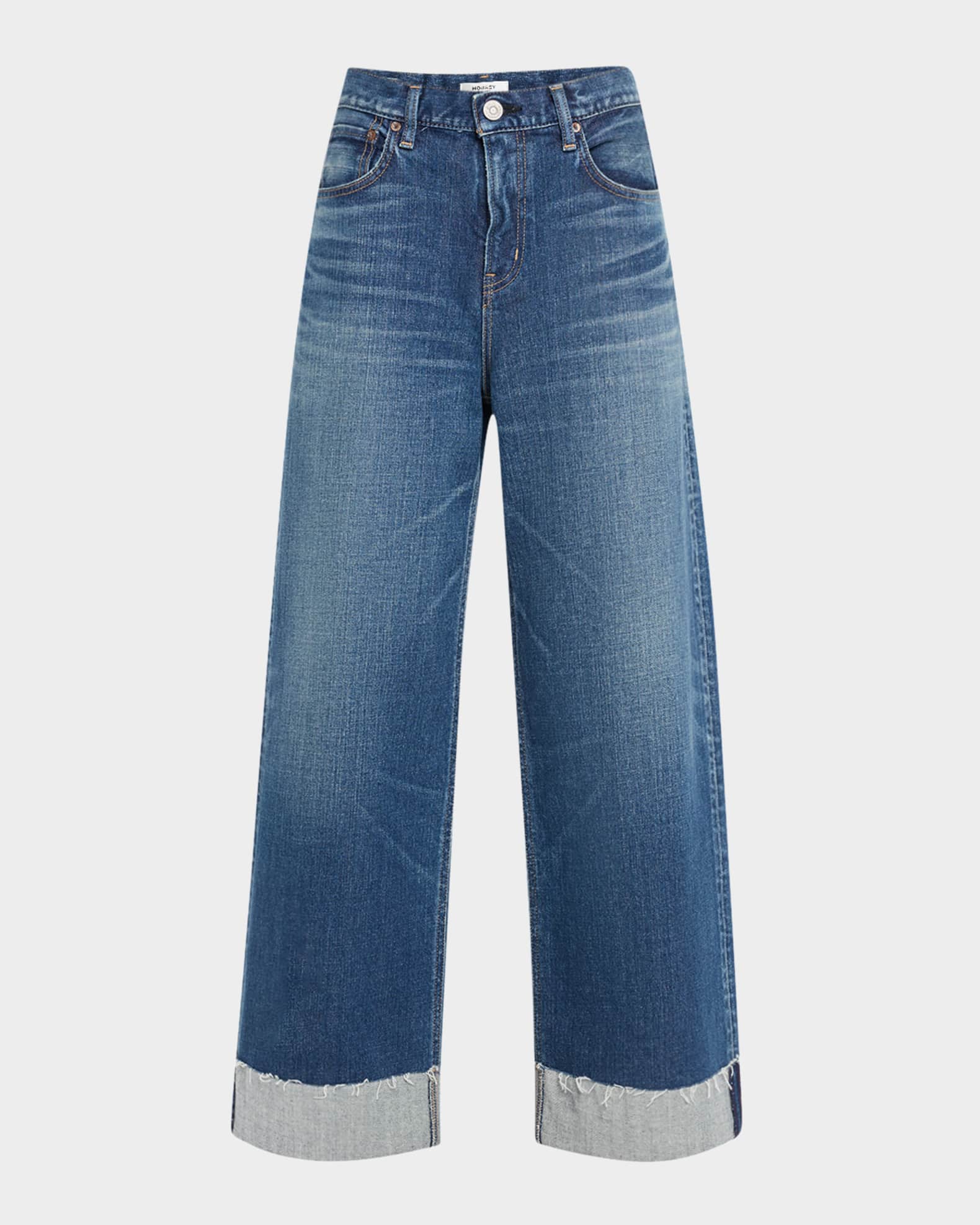 Salisbury Wide Cuffed Jeans 0