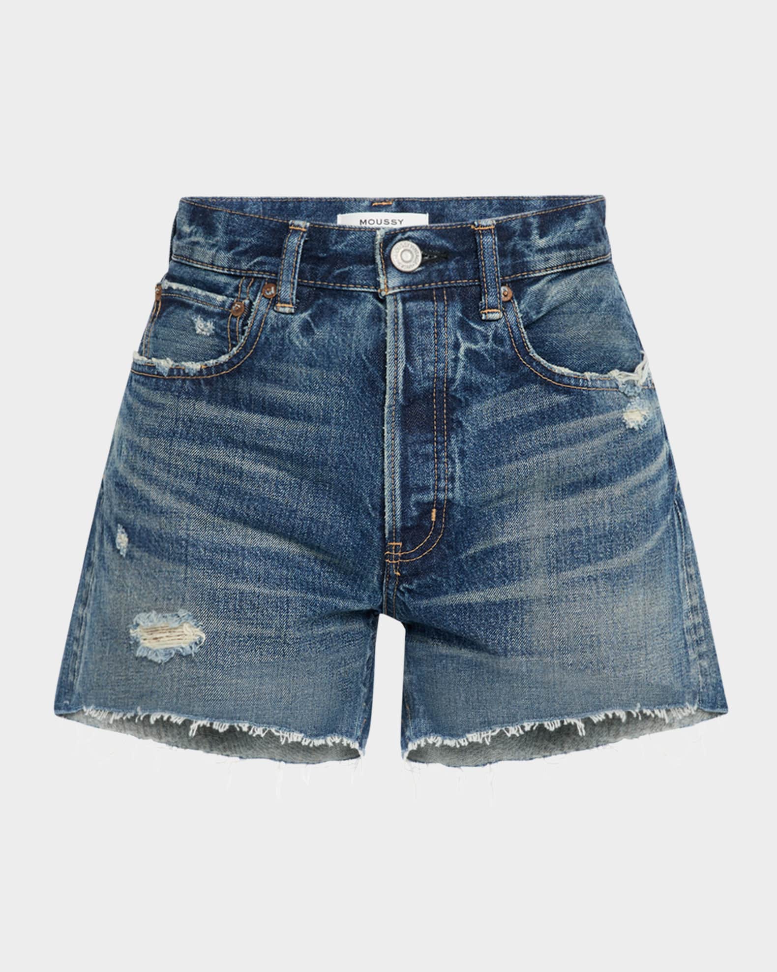 Lattingtown Cut-Off Denim Shorts 0