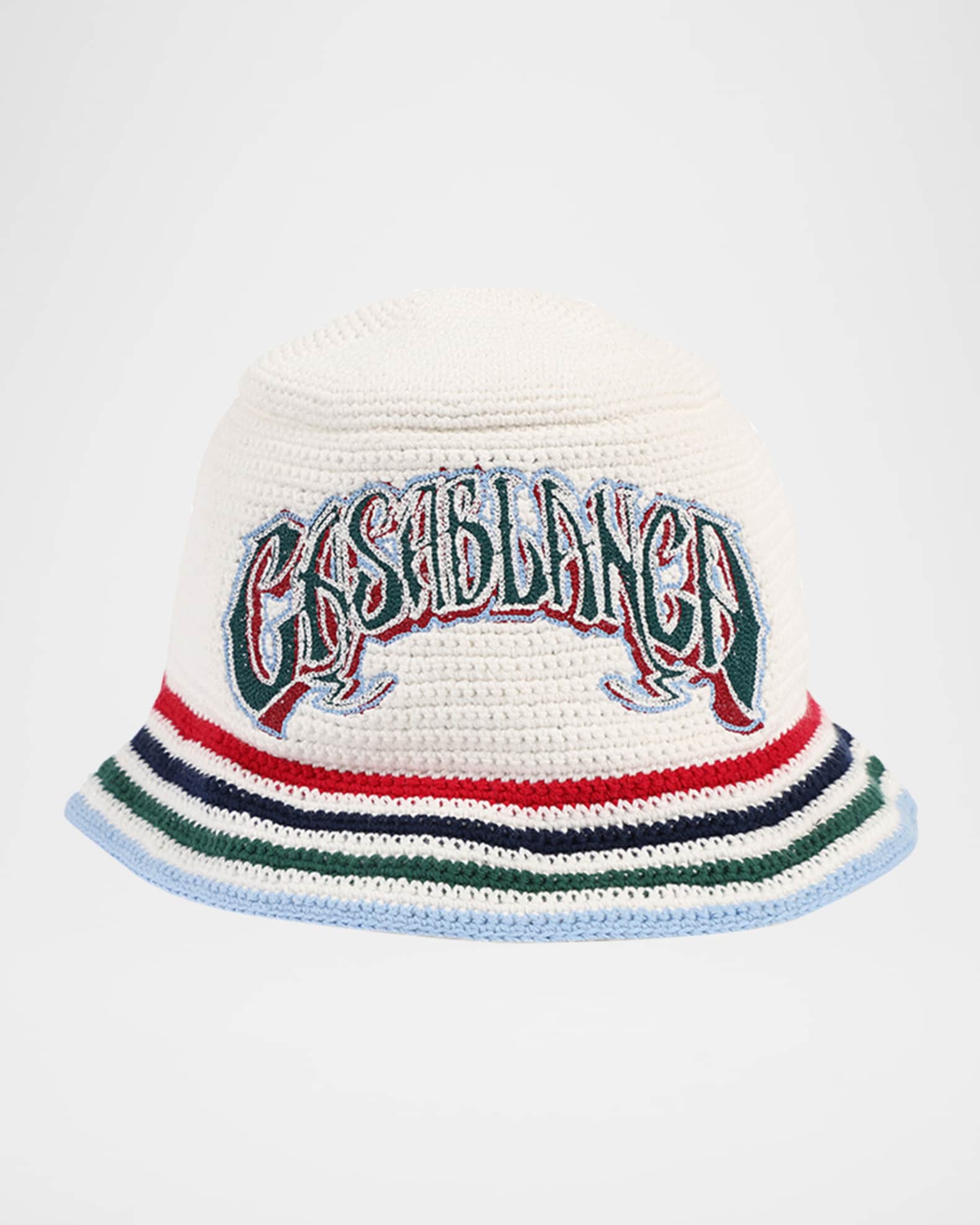 Men's Logo Crochet Bucket Hat 0