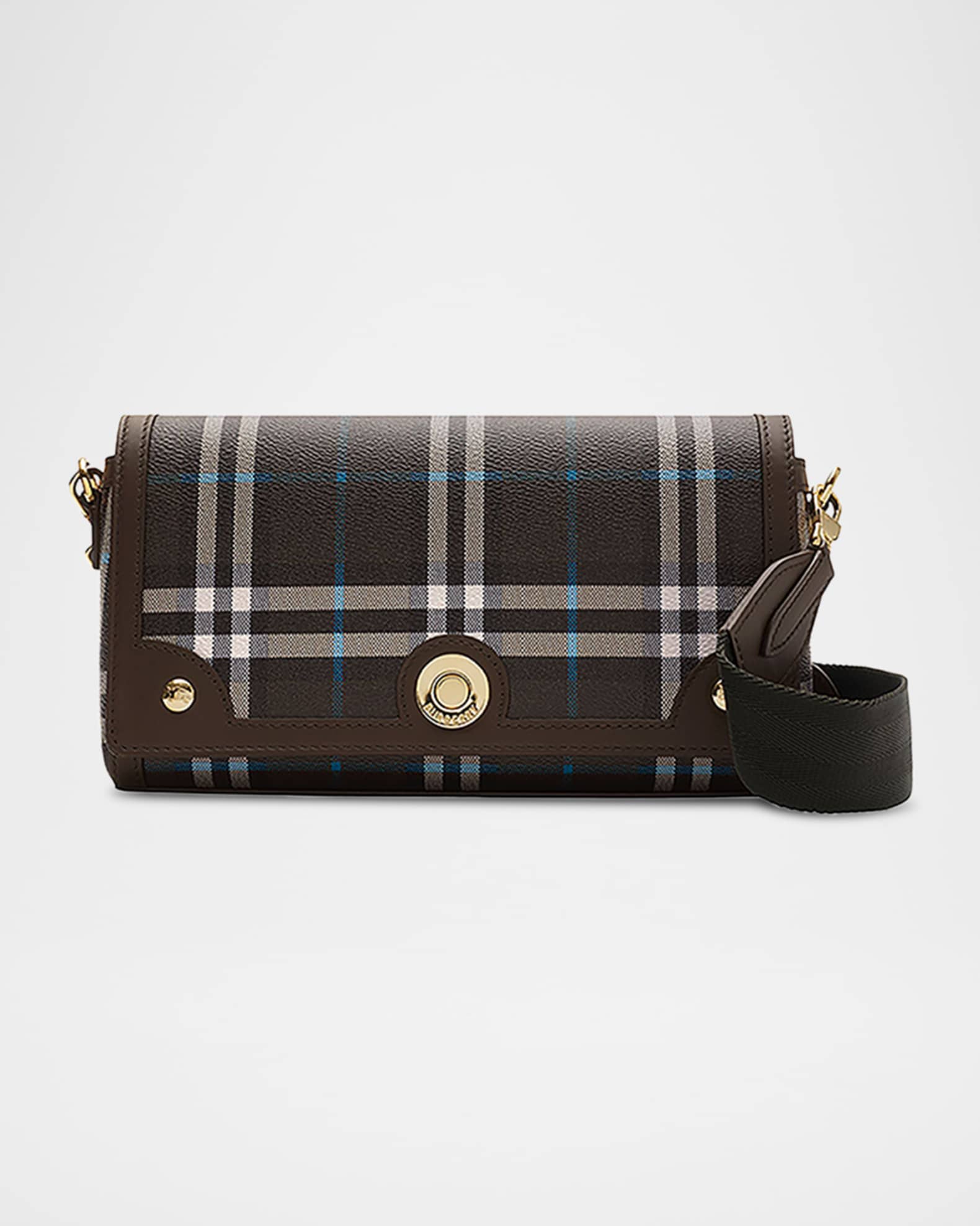 トートバッグ BURBERRY EMBROIDERED CANVAS SMALL CHECK SHOPPING BAG Burberry Small London Check Tote Bag | Saks Fifth Avenue