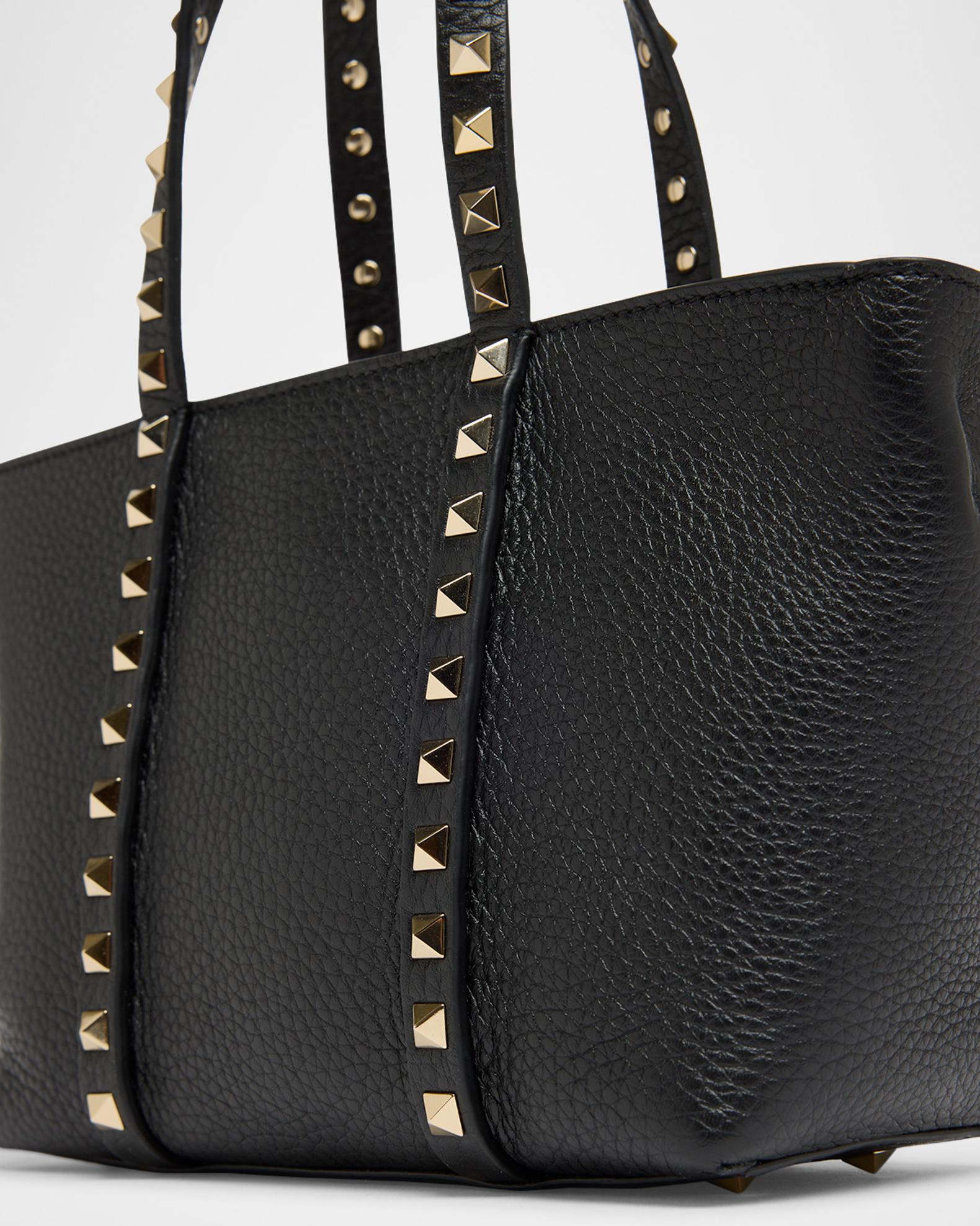 Rockstud Mini Leather Tote Bag | Neiman Marcus