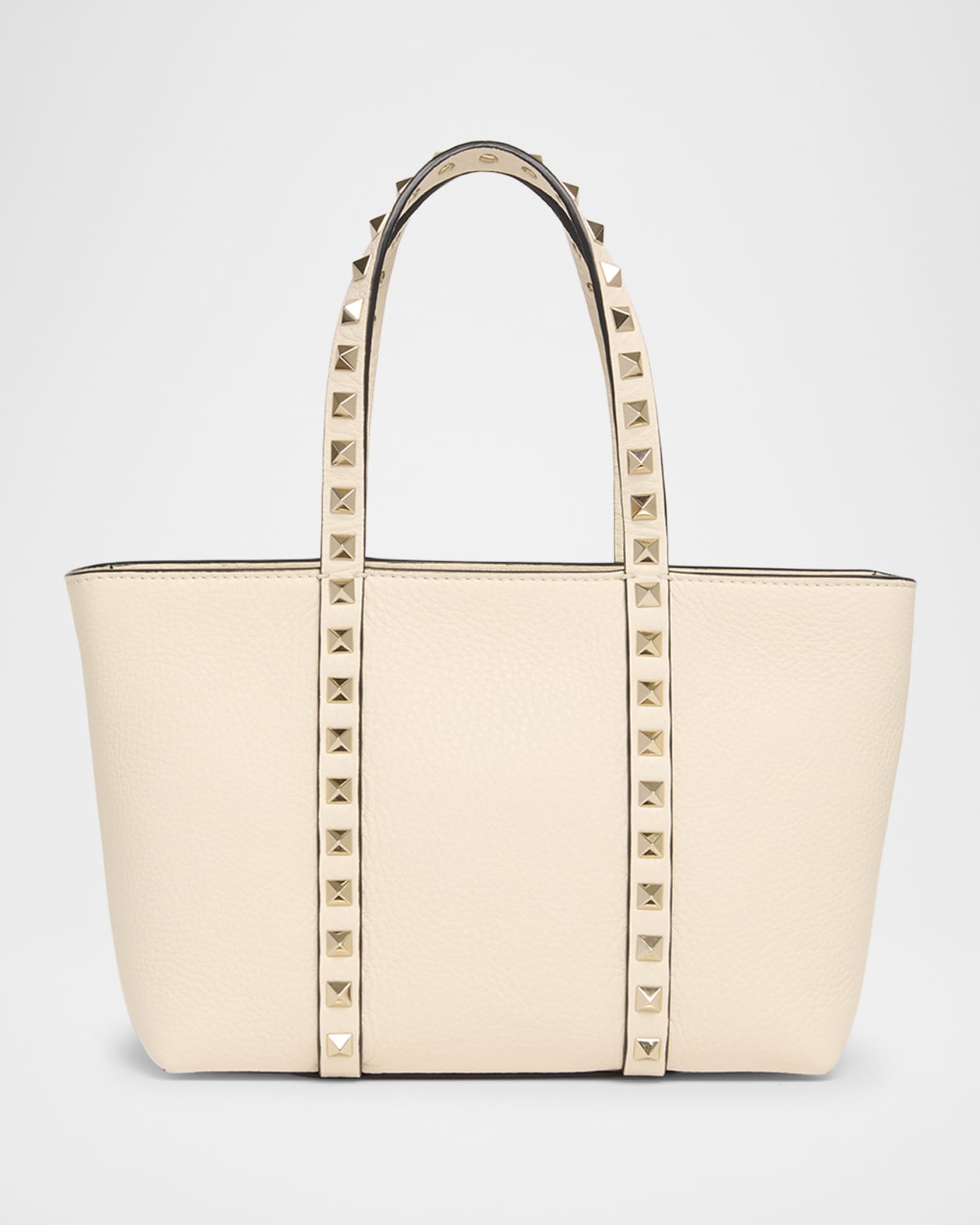 【VIP価格】VALENTINO Small Rockstud Tote Bag Valentino Garavani Mini Rockstud Leather Tote Bag | Neiman