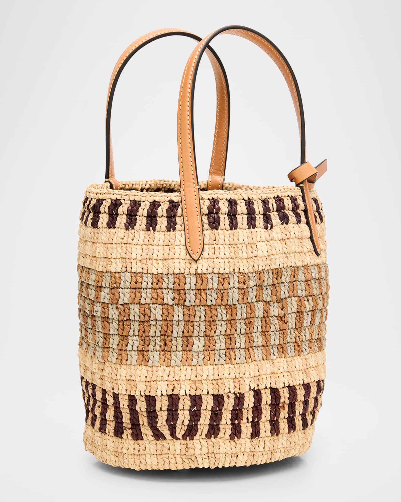 Valentino Garavani VLOGO Signature Small Crochet Bucket Bag