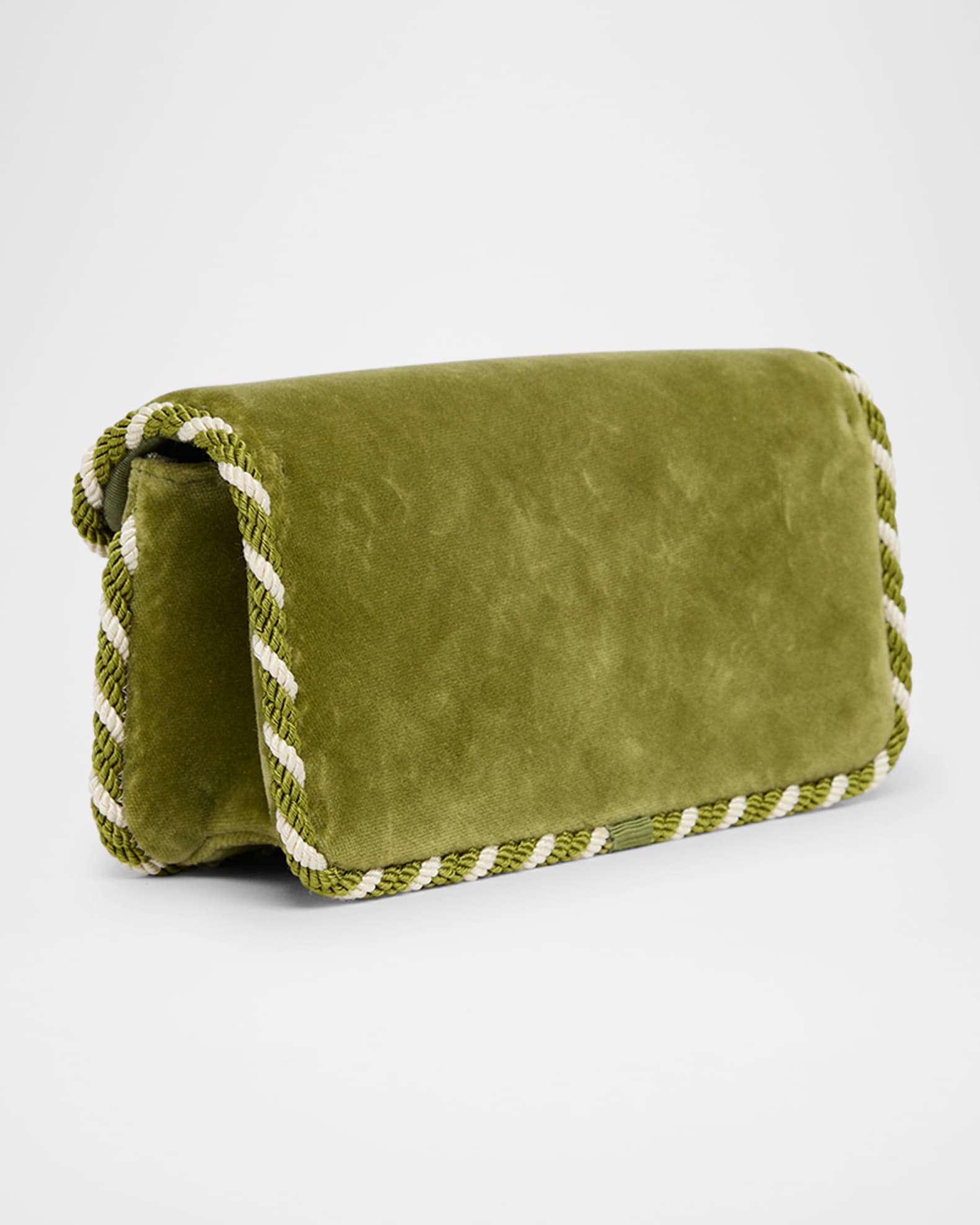 Valentino Garavani Loco VLOGO Velvet Clutch Bag | Neiman Marcus
