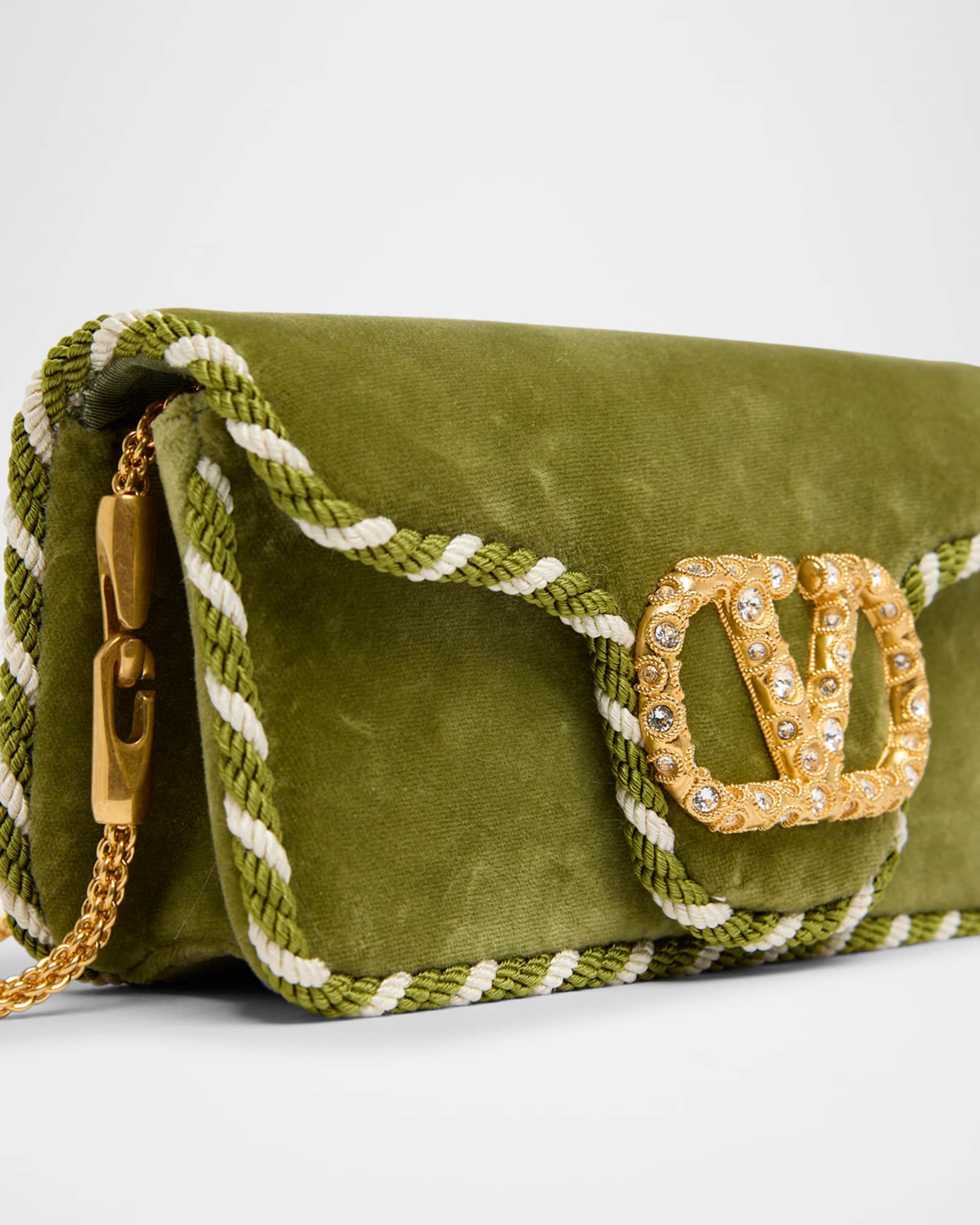 クラッチバッグ VALENTINO Valentino Garavani 'Loco' clutch bag VALENTINO GARAVANI Locò Leather Clutch in Black | endource
