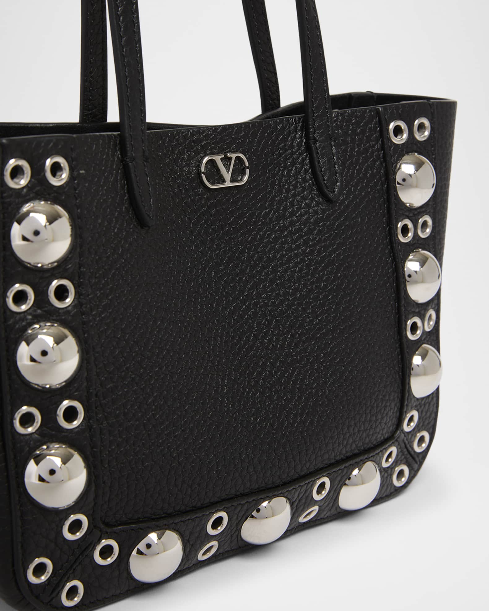 Valentino Garavani Nellcote Studded Leather Mini Tote Bag