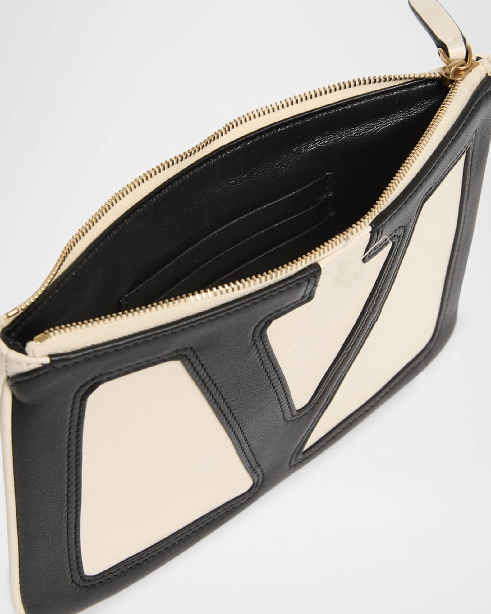 ショルダーバッグ VALENTINO GARAVANI Viva Superstar leather clutch Valentino Garavani Viva Superstar Leather Envelope Clutch