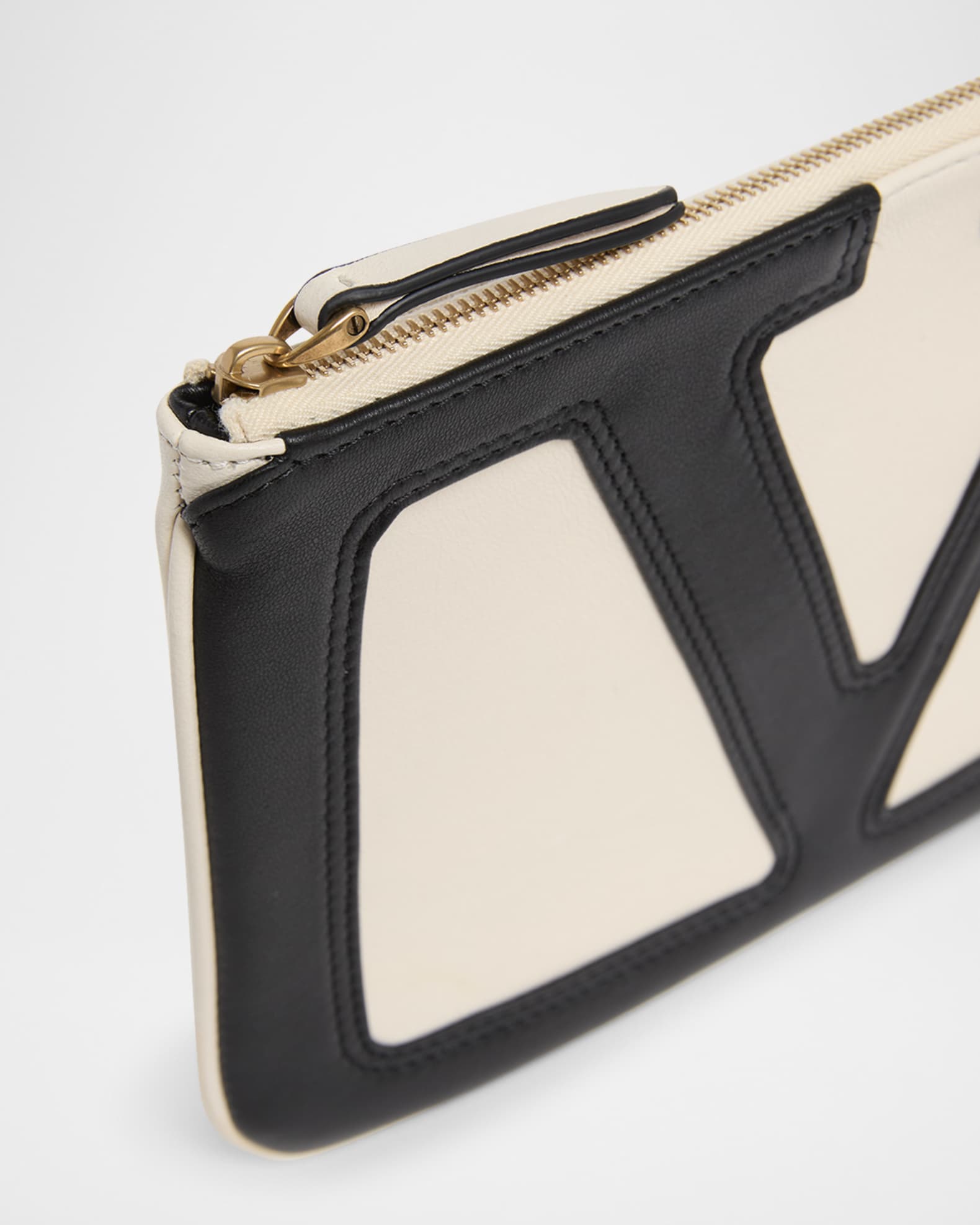 Valentino Garavani Viva Superstar Leather Envelope Clutch