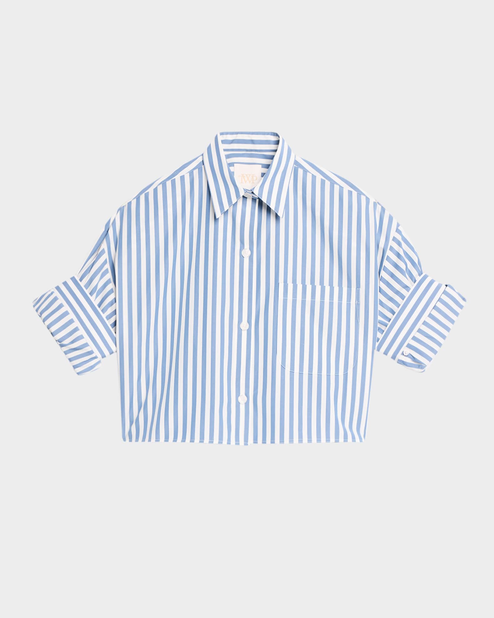 Next Ex Striped Button-Front Shirt 0