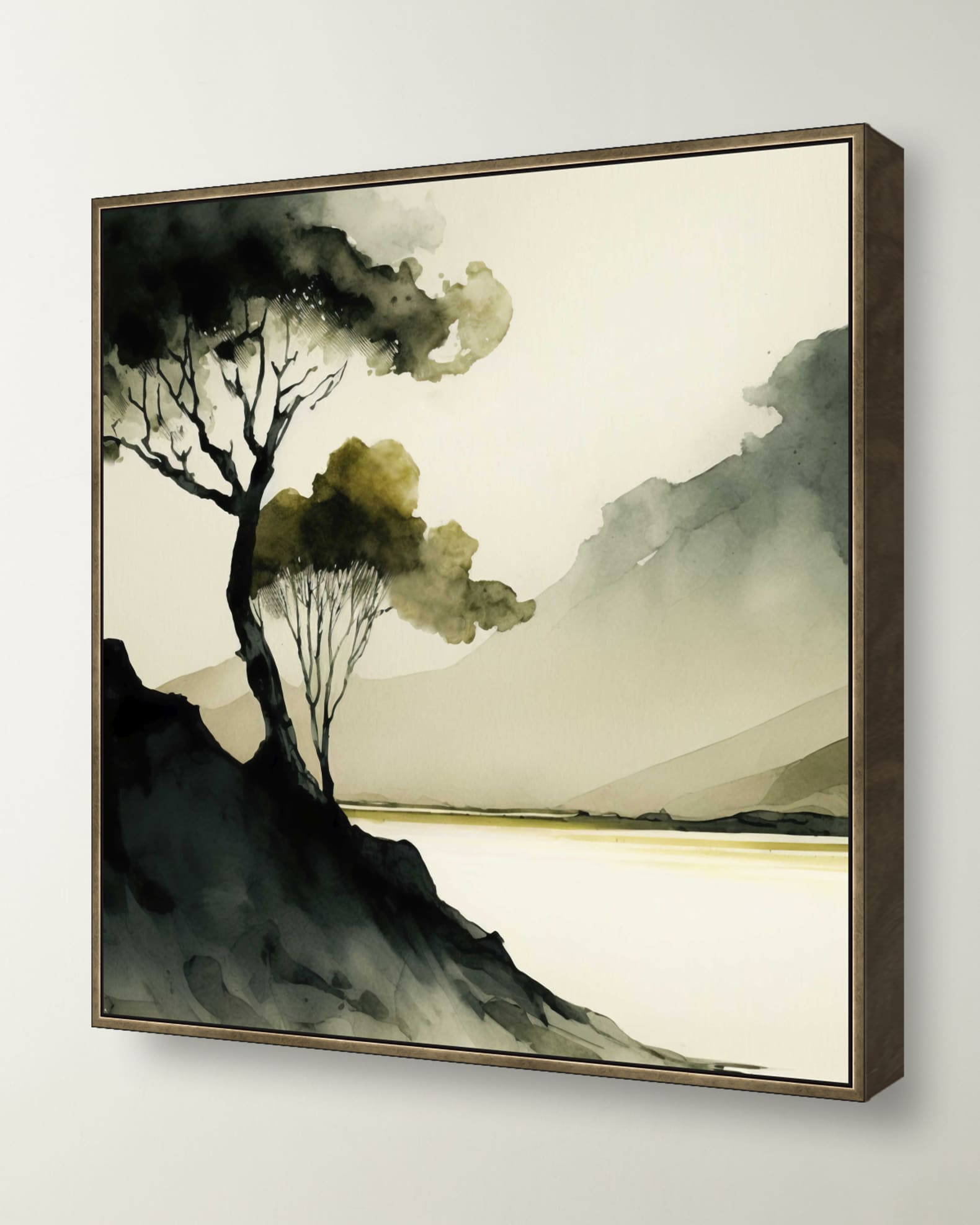 "Green Serenity" Framed Giclee 1