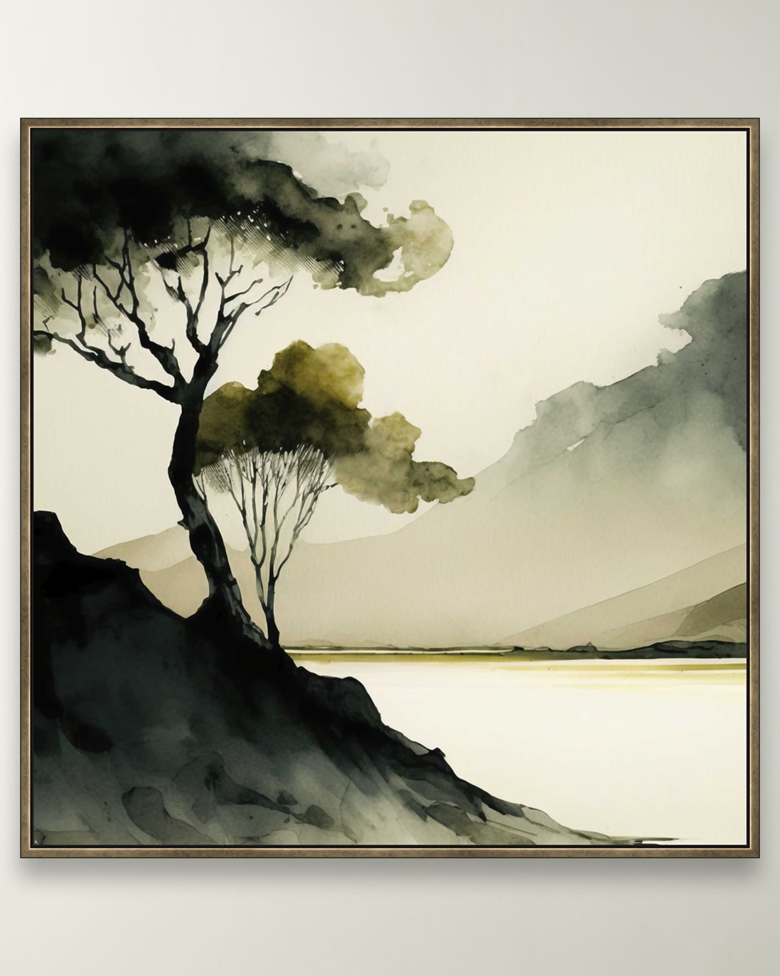 "Green Serenity" Framed Giclee 0