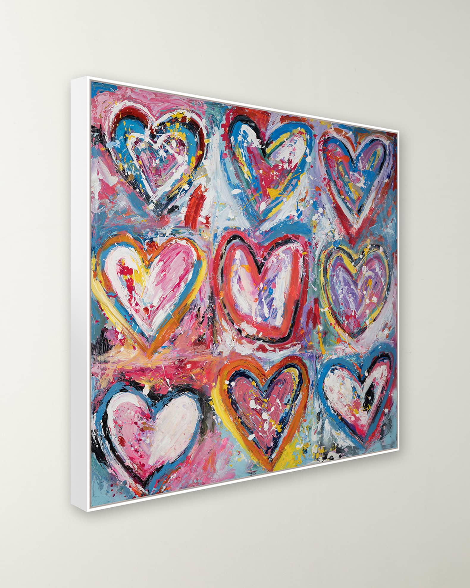 "9 Hearts" Giclee on Gallery-Wrapped Canvas by Lara Brooke 1